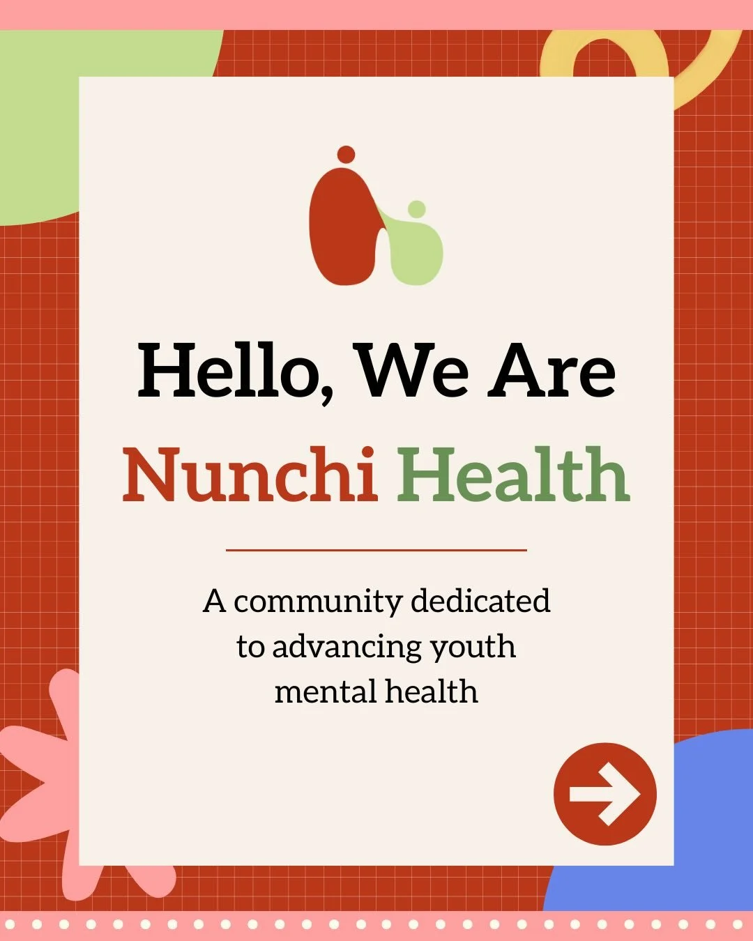 ⭐️Hello, we are Nunchi Health⭐️

Nunchi Health is a youth-led organization motivated to create compassionate, culturally responsive mental health support accessible to young people everywhere.

Through peer-led programs, we help students, especially 