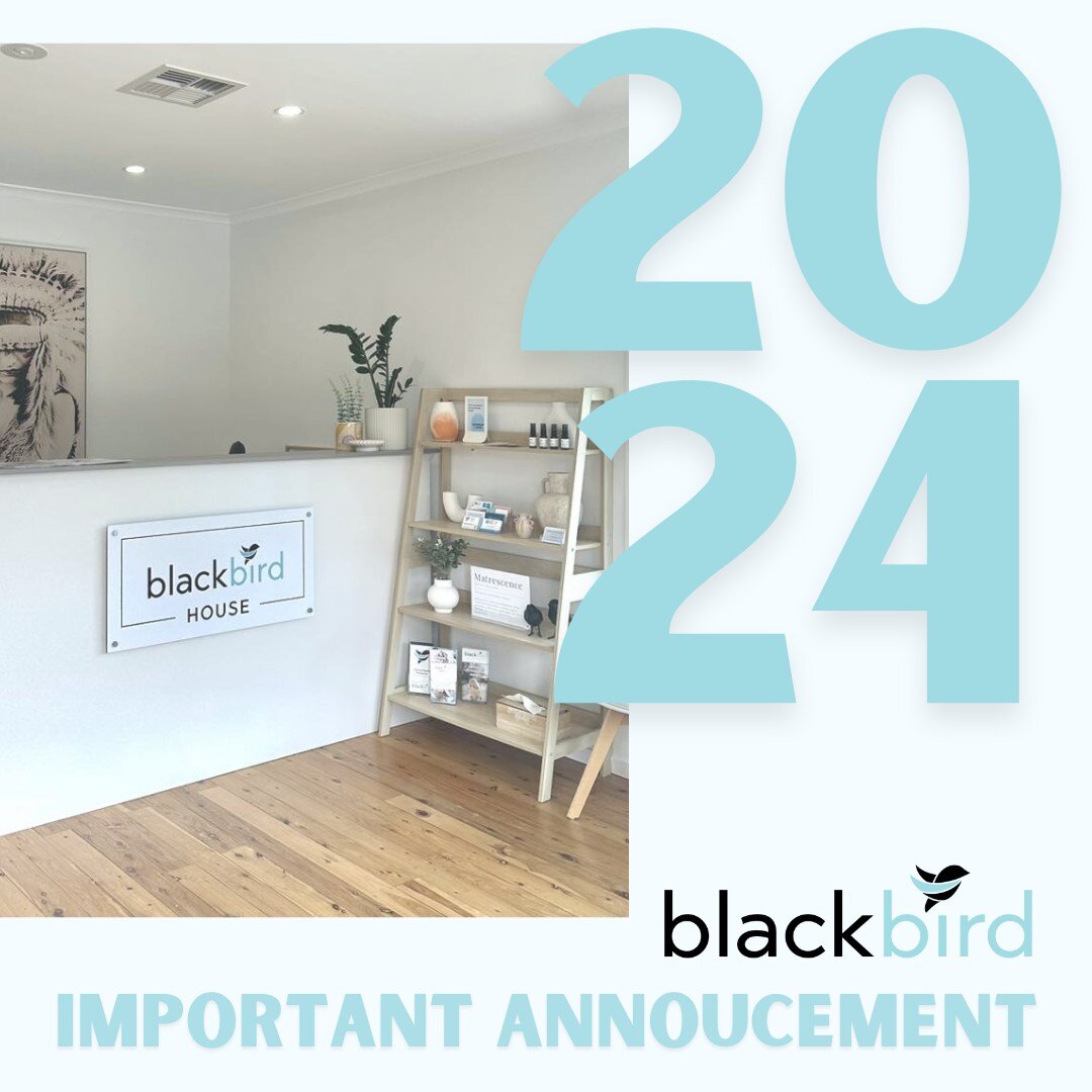 A VERY IMPORTANT ANNOUNCEMENT 🤍

We have been a bit quiet on socials lately as we have been working hard on some changes at Blackbird Counselling effective from Monday the 4th of March, 2024!

We have 5 amazing clinicians that have been a part of Bl