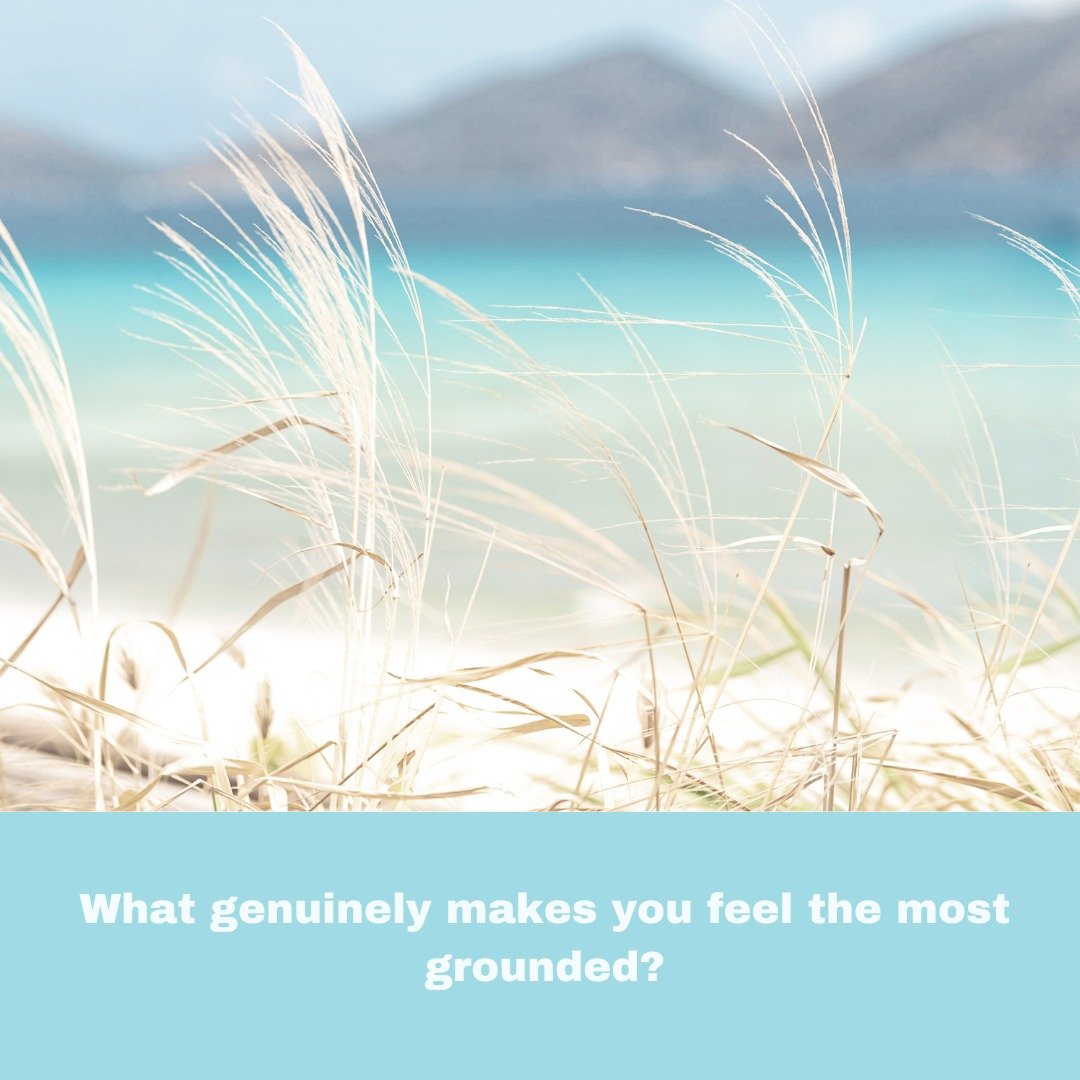 What genuinely makes you feel the most grounded? 

Is there something you do that gives you the feeling of complete peace, even for 1 minute? 

We asked Eliza what genuinely makes her feel the most grounded and she replied &quot;Having no phone recep