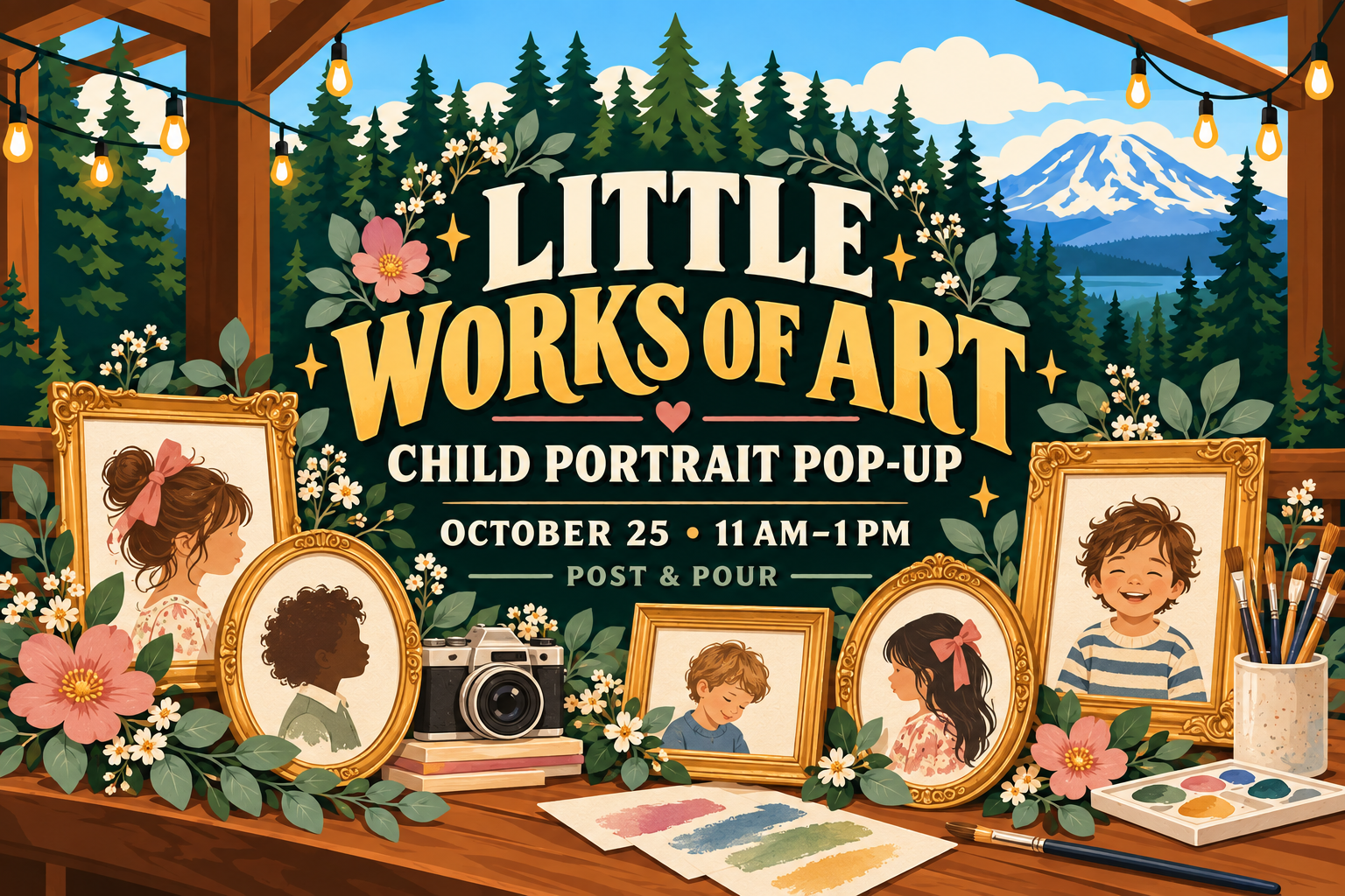 Little Works of Art: Child Portrait Pop-Up