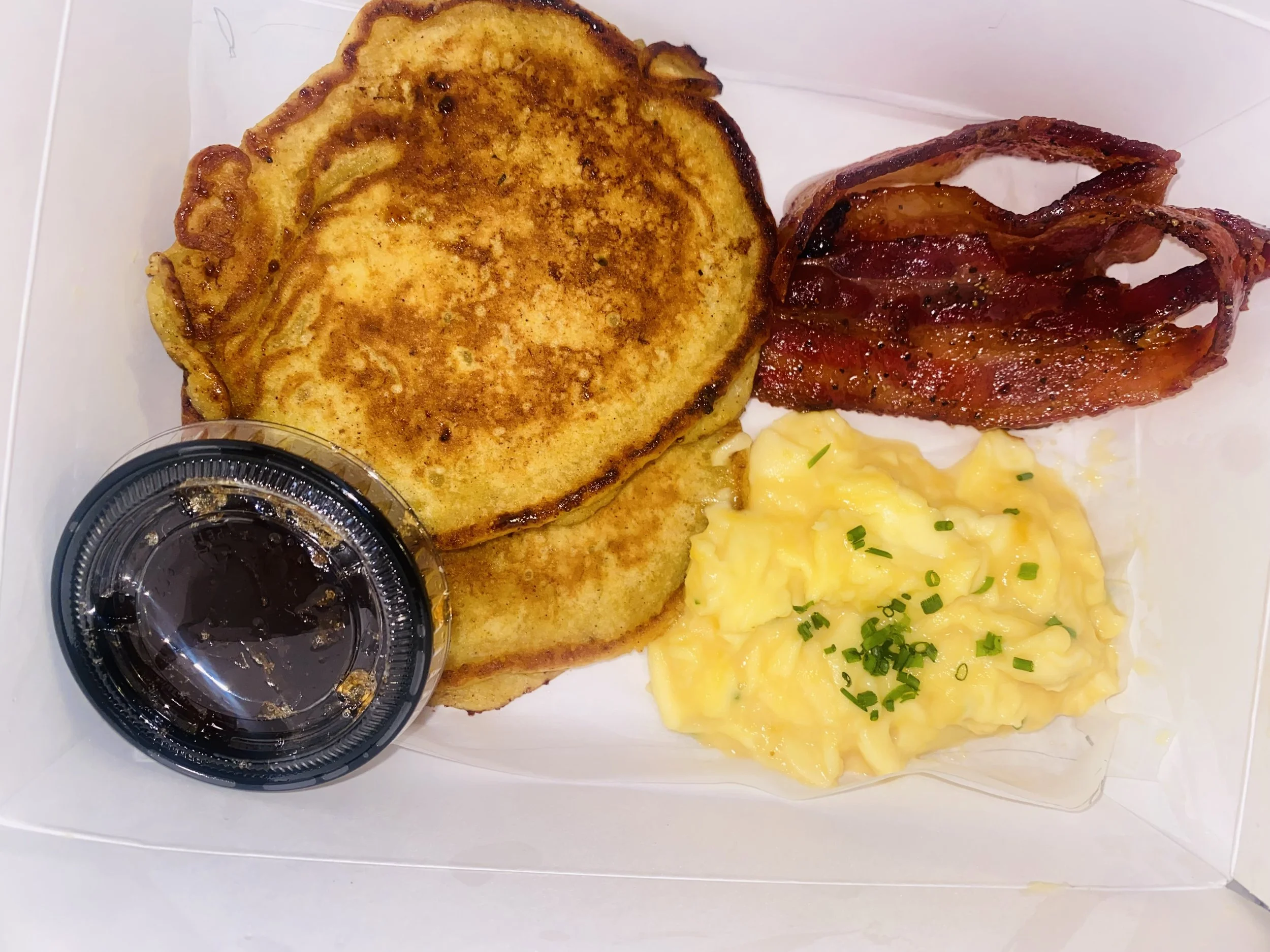 Coconut  Plantain Pancake Brunch