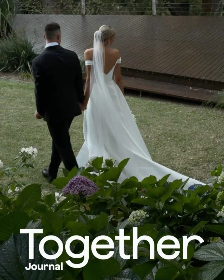 Tess &amp; Elliott ~ now featured on @togetherjournal 
So honoured to have captured this beautiful day 🤍

@margaretriverssecretgarden 
@_tessyeo 
@elliotyeo 
@veilsandvibes 
@curatedst 
@stemstudioco 
@yehevents 
@tillerdining 
@kyhastudios 
@kyhabr