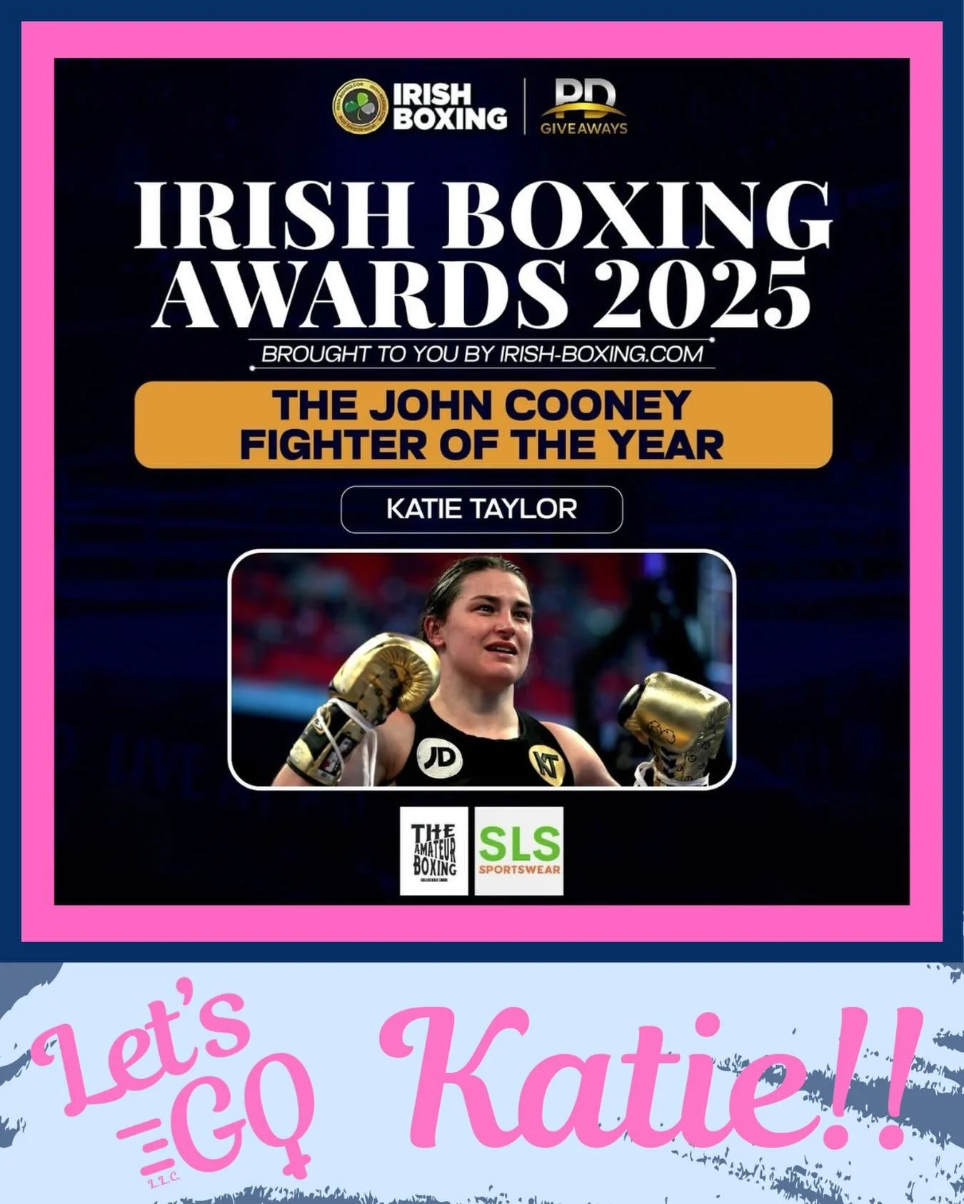 Congrats to Let&rsquo;s Go team member&hellip;the legend, Katie Taylor! Breaking barriers her whole life!