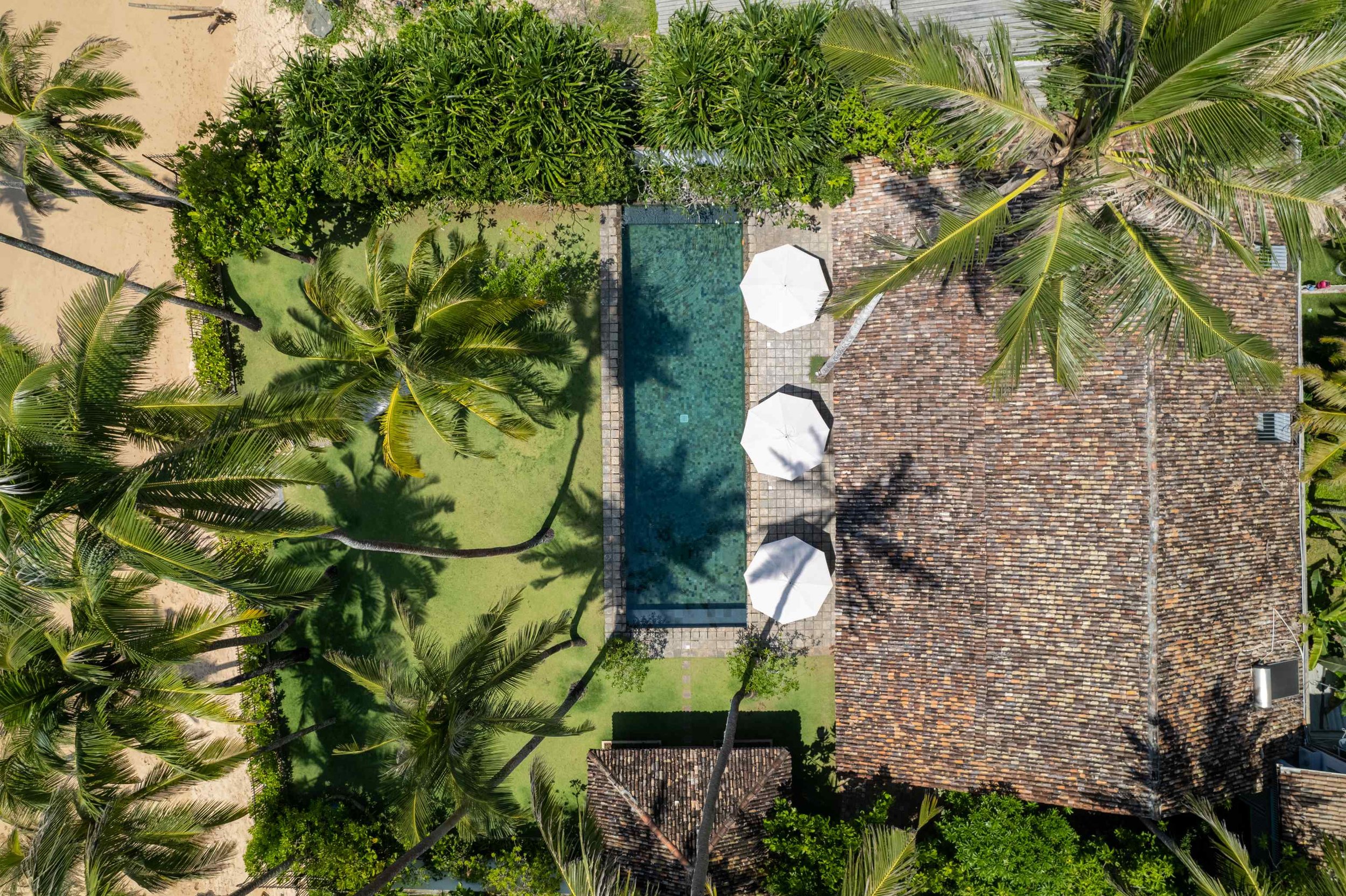 Samudra Beach Villa aerial picture