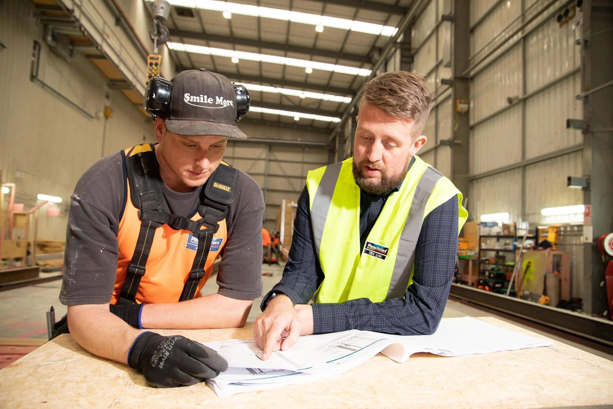 The factory at Smart Solution Homes where pre-finished offsite manufactured homes are built