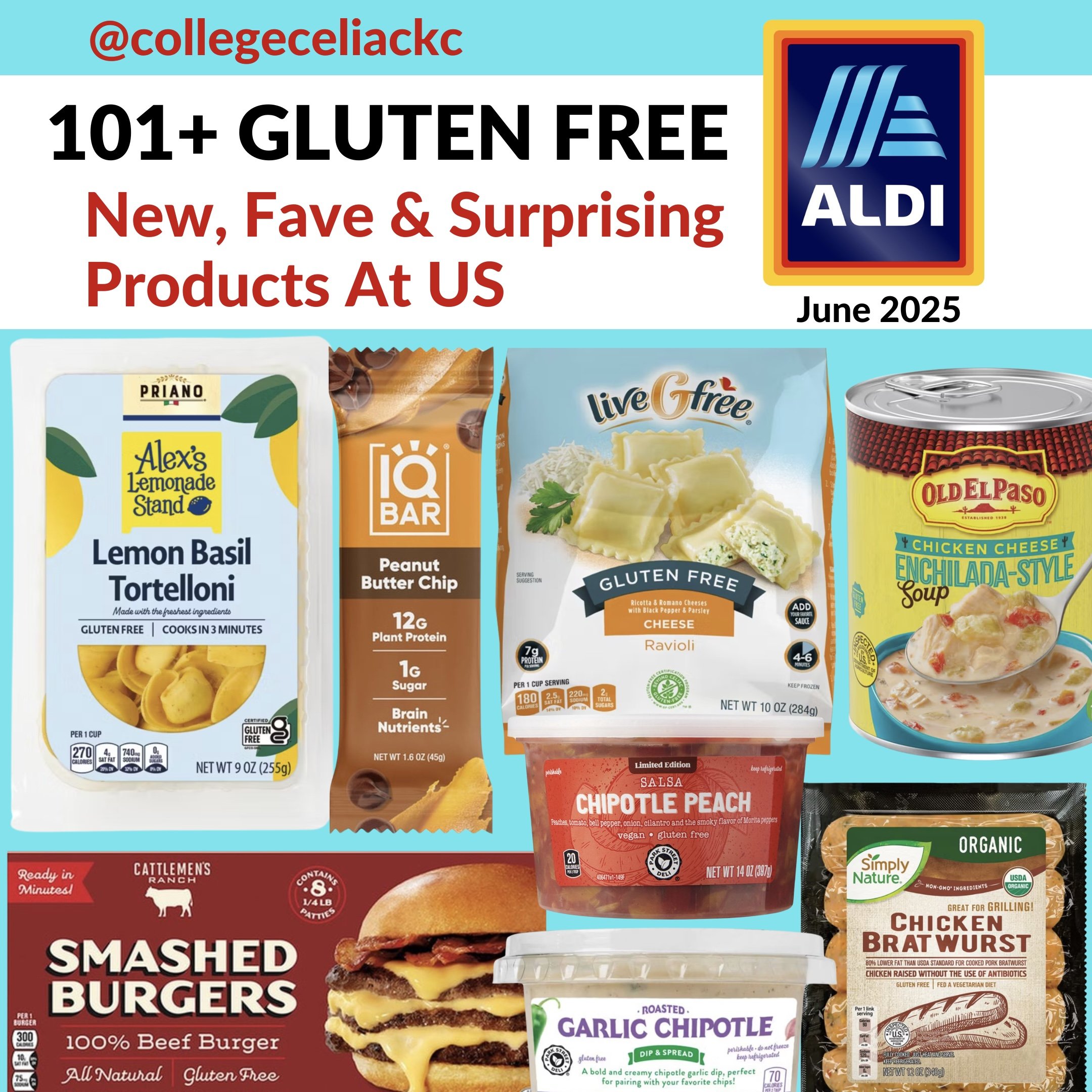 101+ Gluten Free Products at Aldi USA in Late June 2025