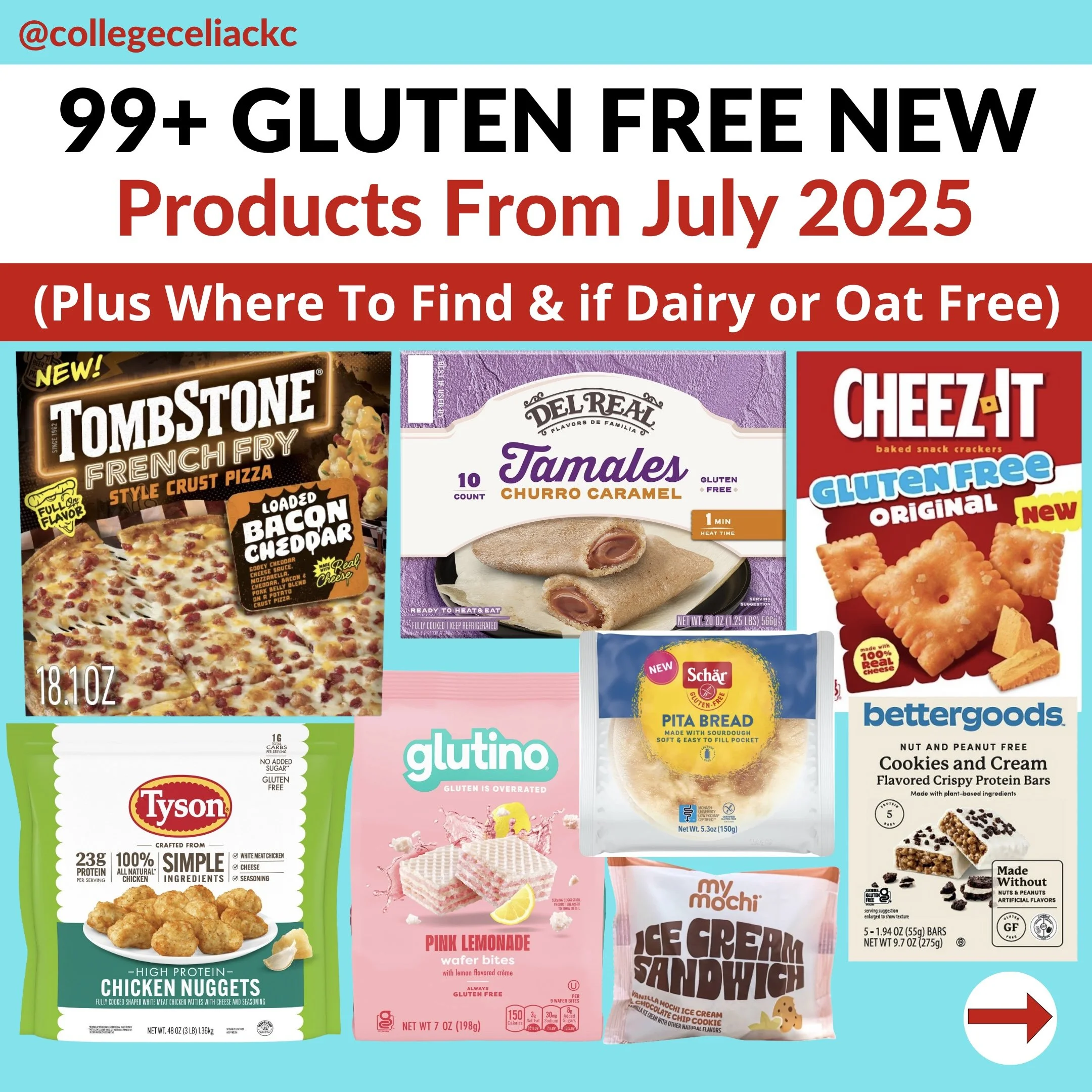 99+ NEW Gluten Free Products From July 2025