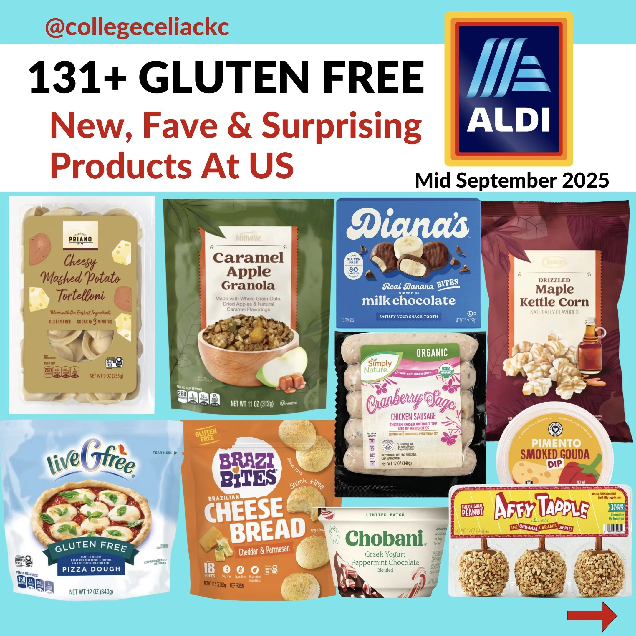 131+ Gluten Free Products at Aldi USA in Mid September 2025