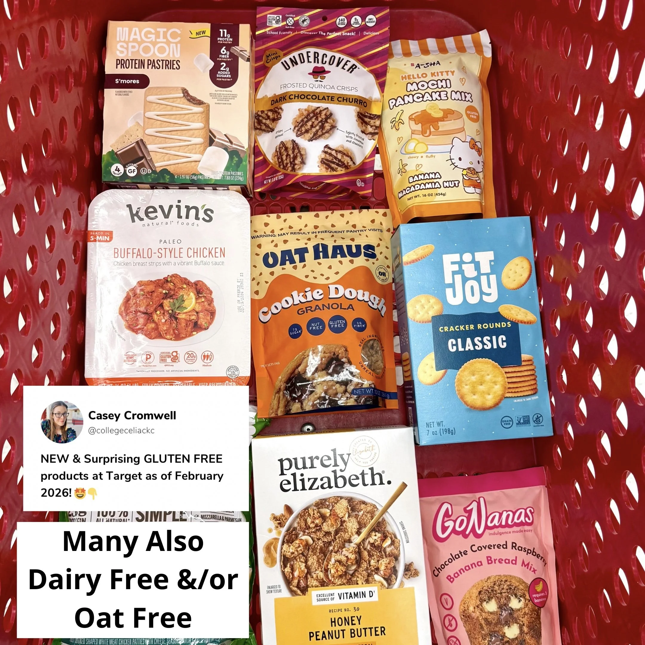 20+ NEW or Surprising Gluten Free Products at Target in February 2026