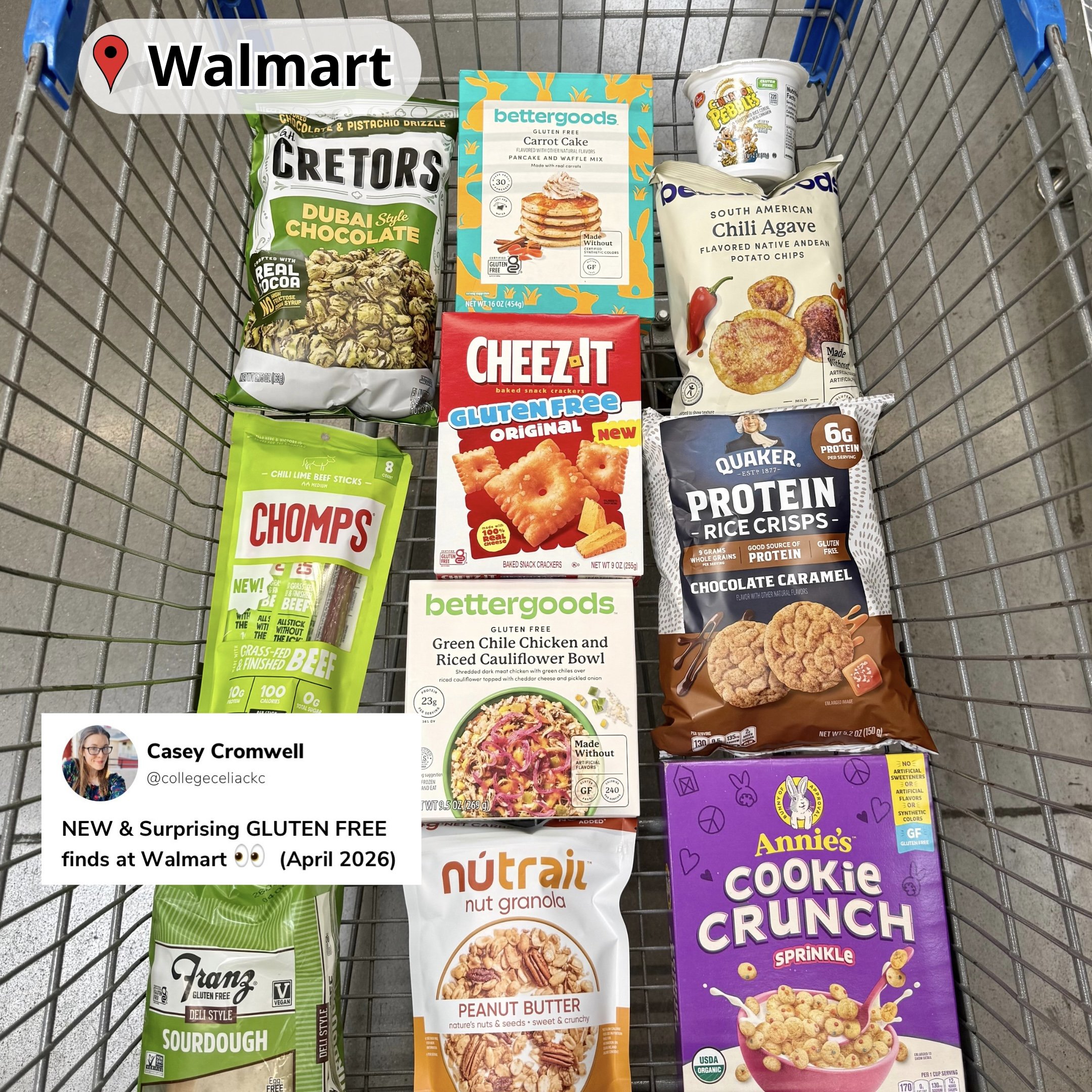20+ NEW or Surprising Gluten Free Products at Walmart in Early April 2026