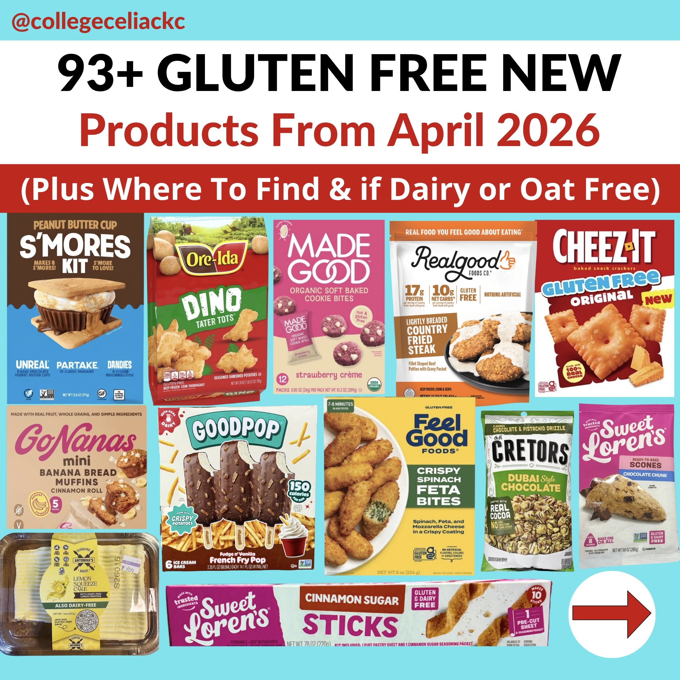 93+ NEW Gluten Free Products From April 2026 