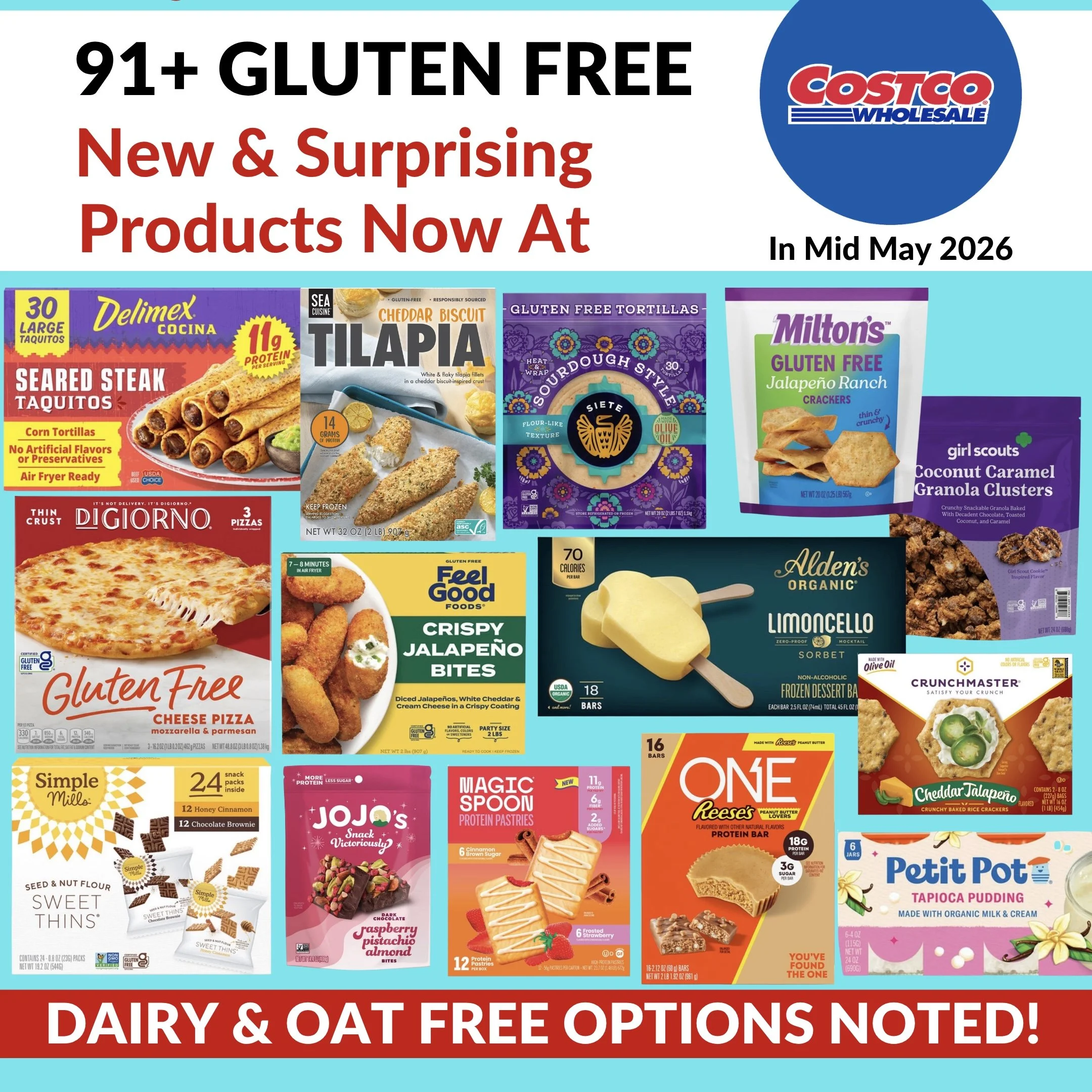 91+ Gluten Free New & Surprising Products at Costco as of May 2026 