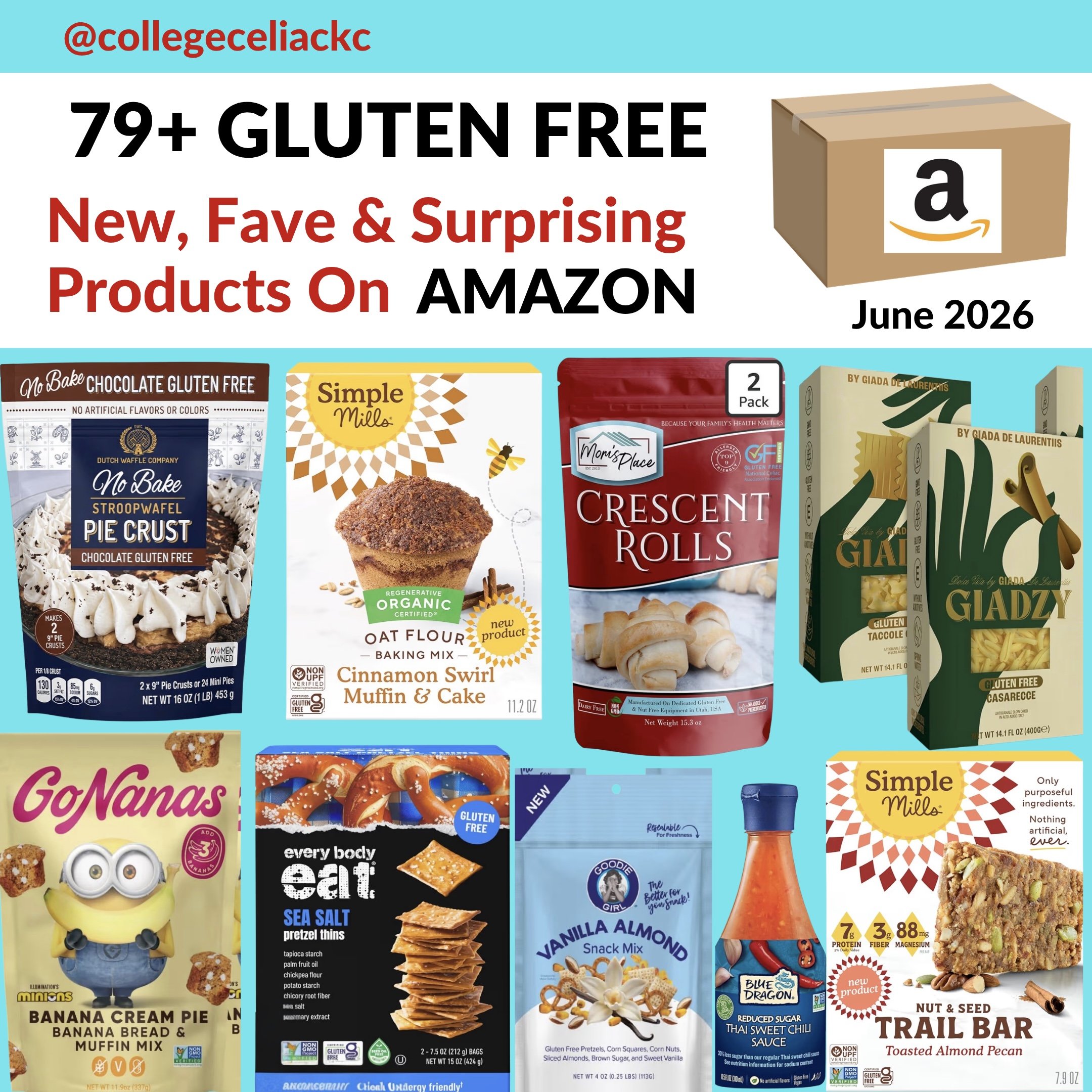 79+ NEW Gluten Free Products on Amazon as of June 2026 