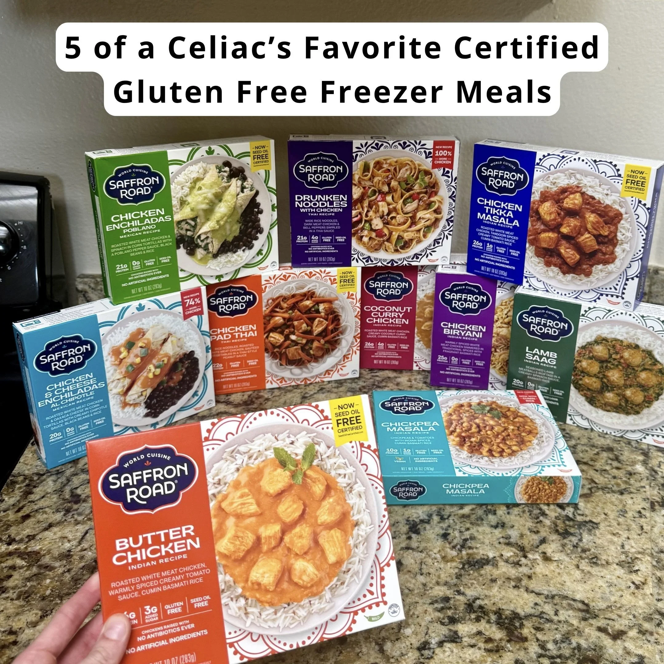 5 of a Celiac’s Fave Certified Gluten Free Frozen Meals