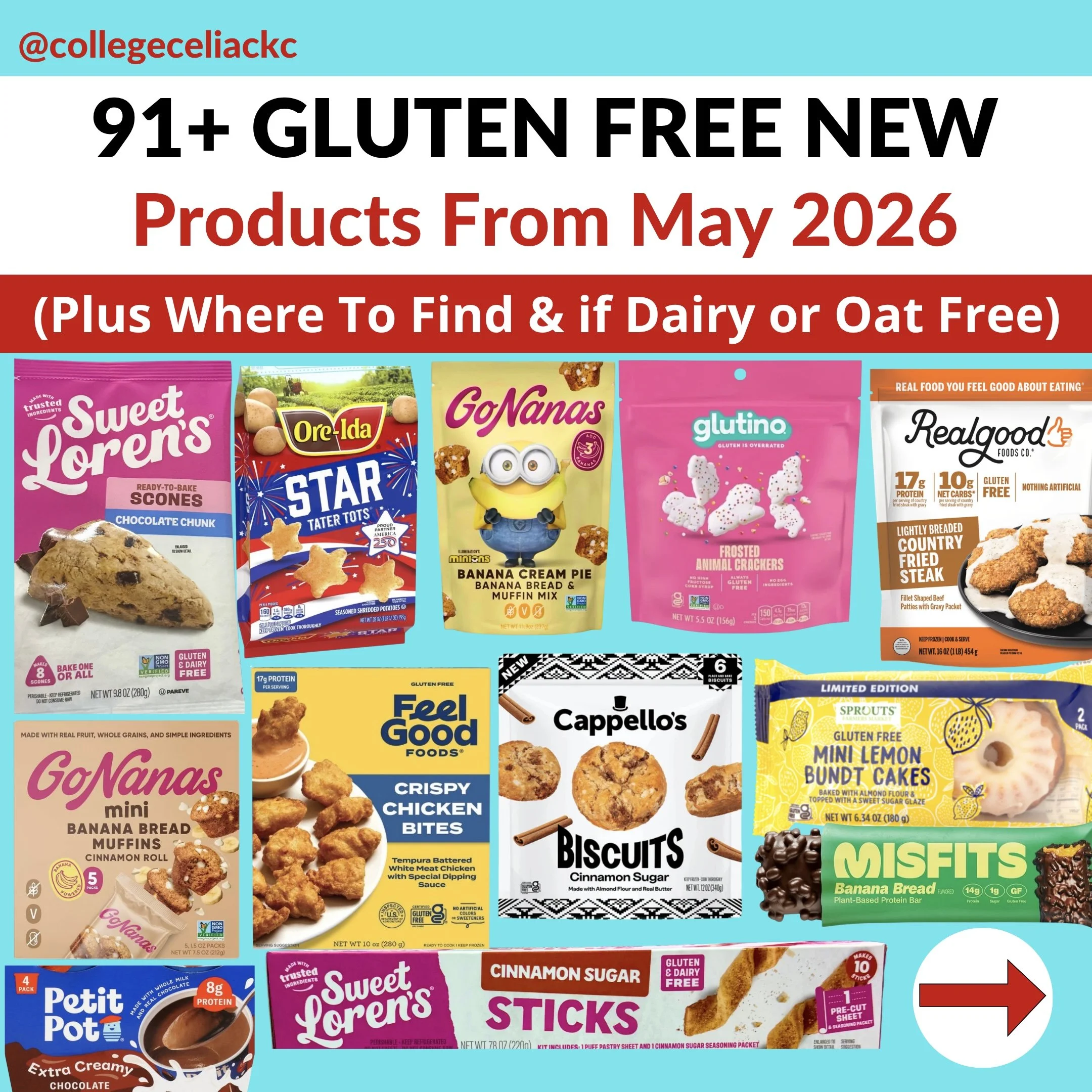 91+ NEW Gluten Free Products From May 2026