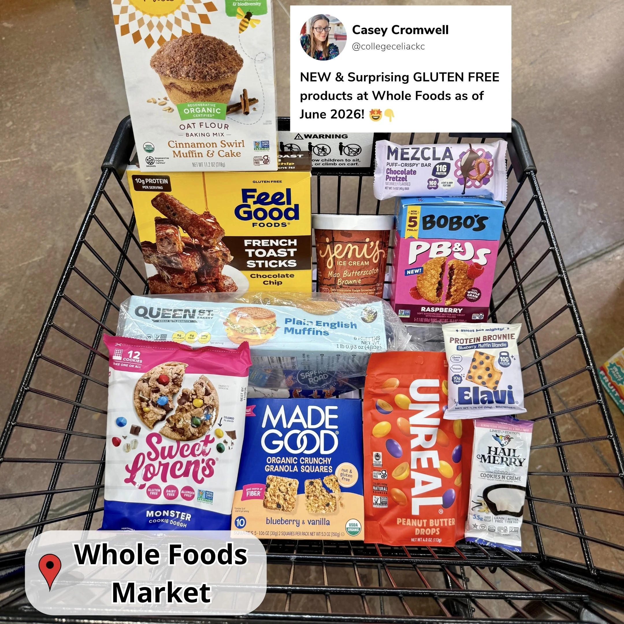 20+ NEW or Surprising Gluten Free Products at Whole Foods Market in June 2026