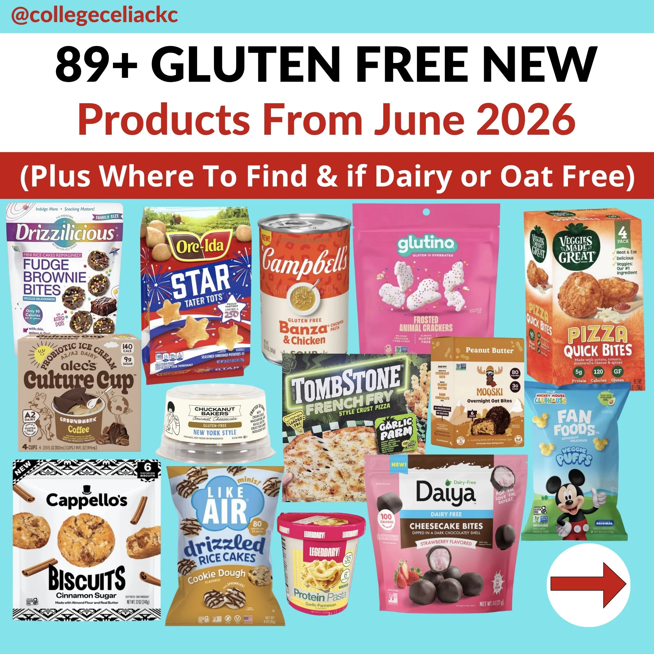 89+ NEW Gluten Free Products From June 2026 