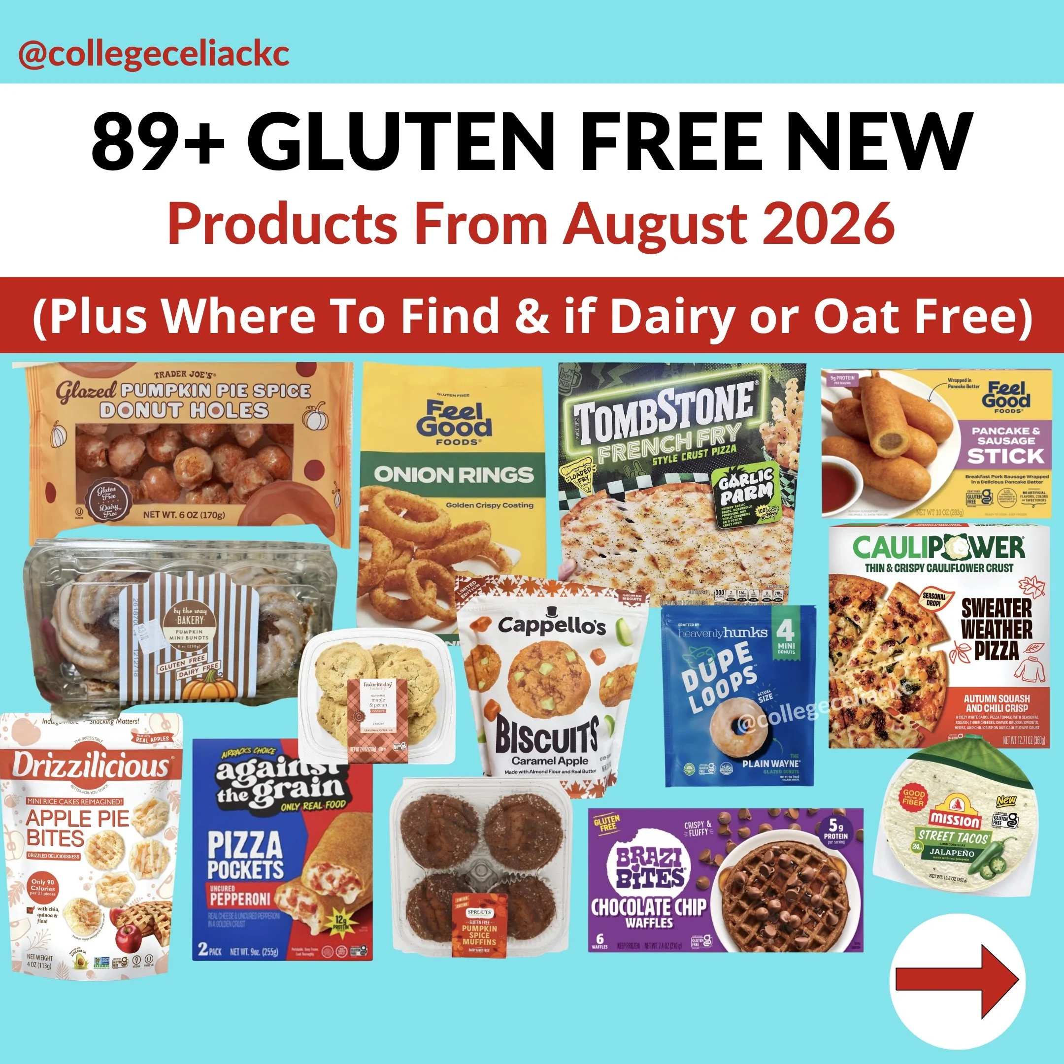 89+ NEW Gluten Free Products From August 2026