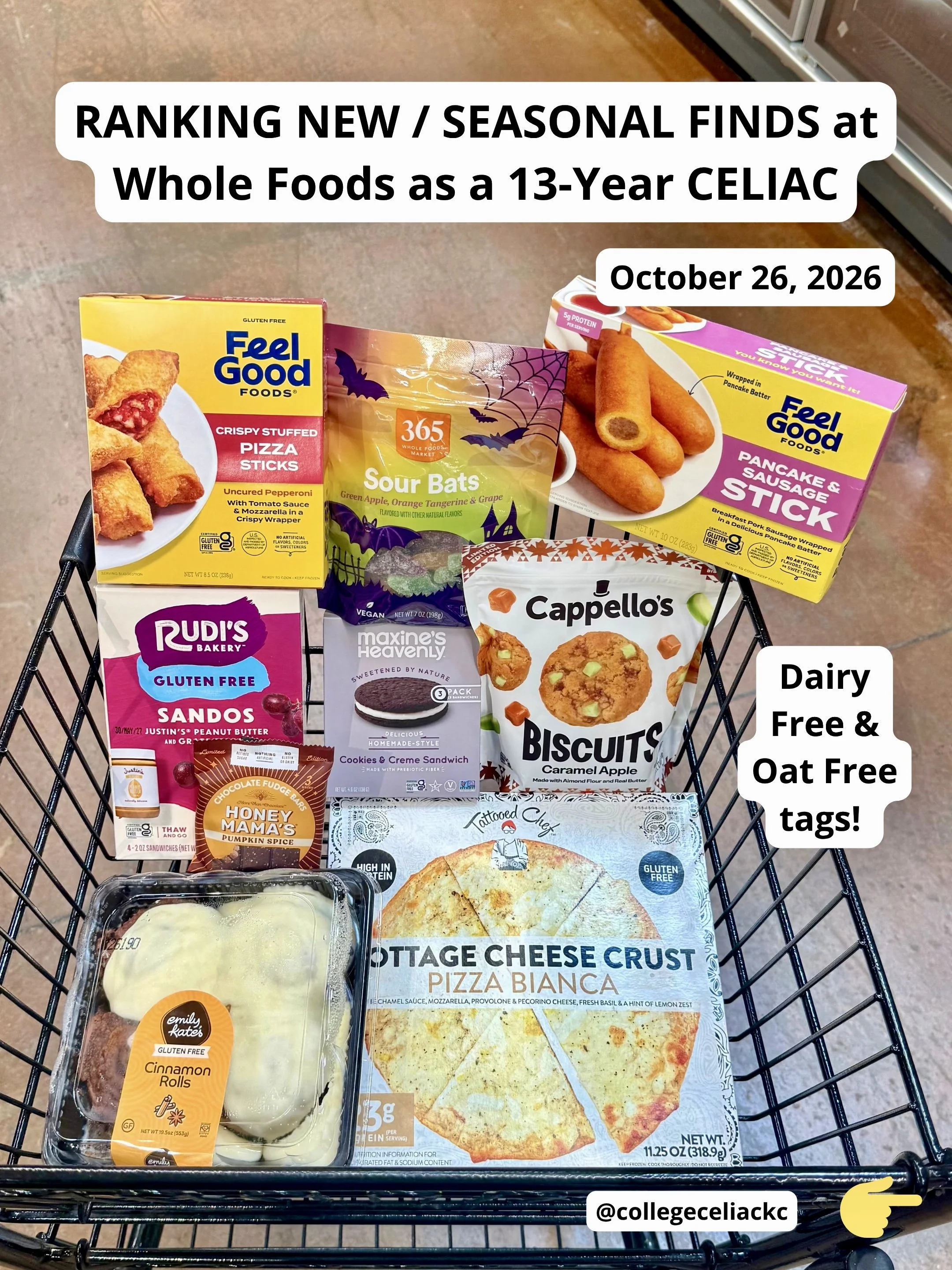 20+ NEW or Surprising Gluten Free Products at Whole Foods Market in Late October 2026 