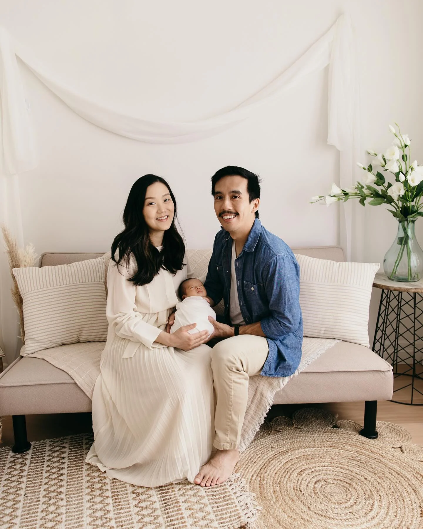 Introducing this little bundle of joy who visited the studio! This sweet baby boy stole our hearts with his adorable expressions and calm demeanor. Capturing these precious first moments was such a joy. Welcome to the world little one. 
.
.
 #Newborn