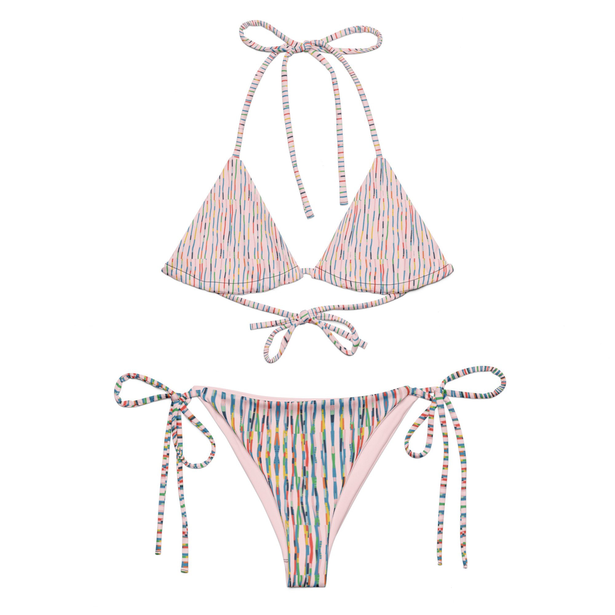 Curated two-piece bikini sets in trending colors and flattering fits. Limited edition drops—once they're gone, they're gone!