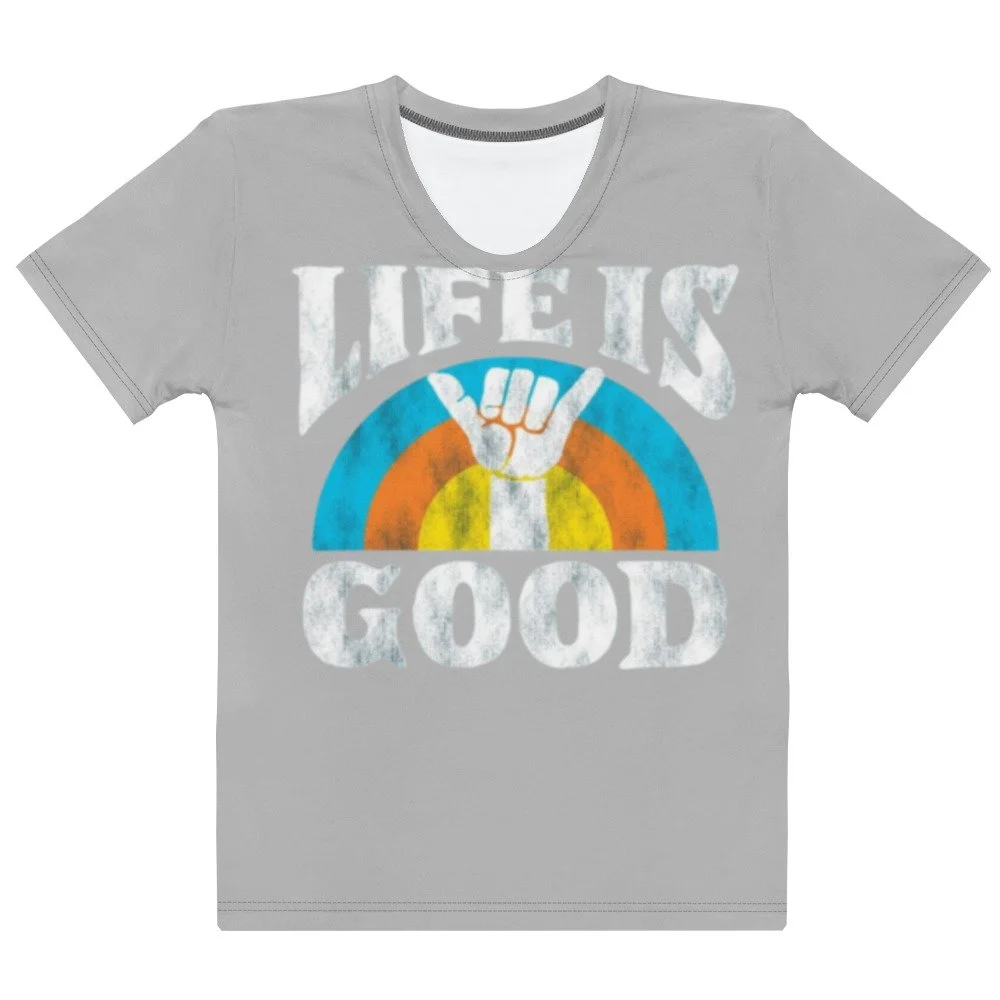 Effortless Style Meets Purpose tshirt life is good graphic