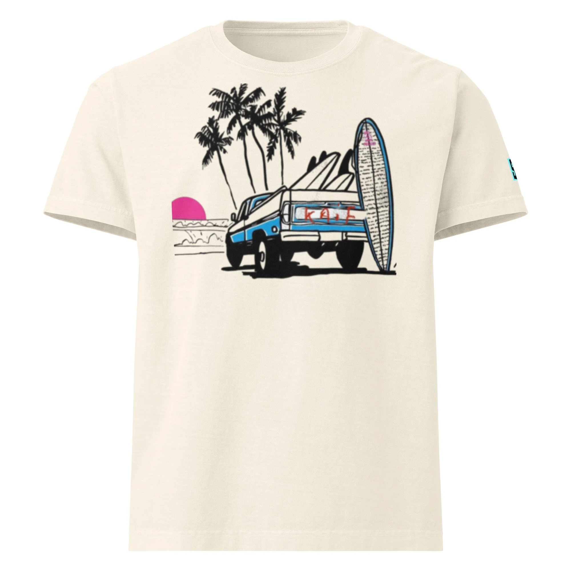 Surf Truck Graphic T-Shirt – Coastal Vibes | RBW Collection