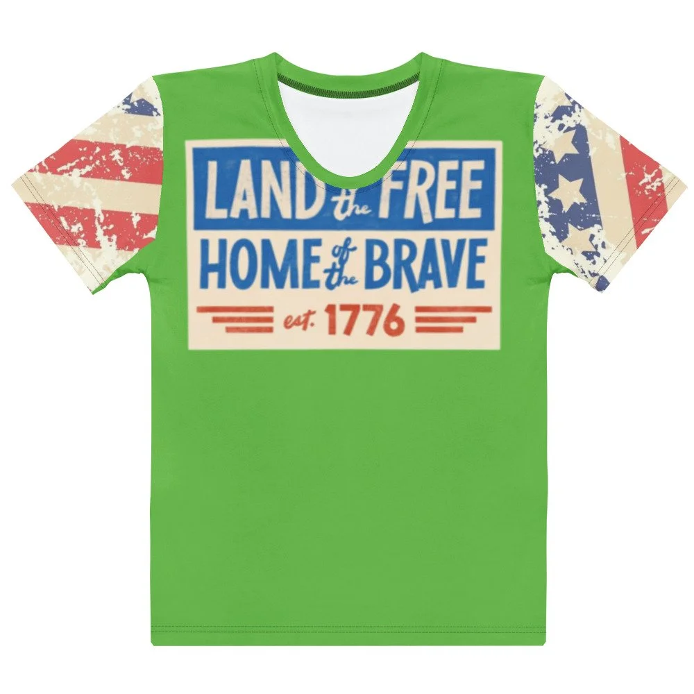 Land of the Free Graphic Tee – RBW Collection | Patriotic American Shirt