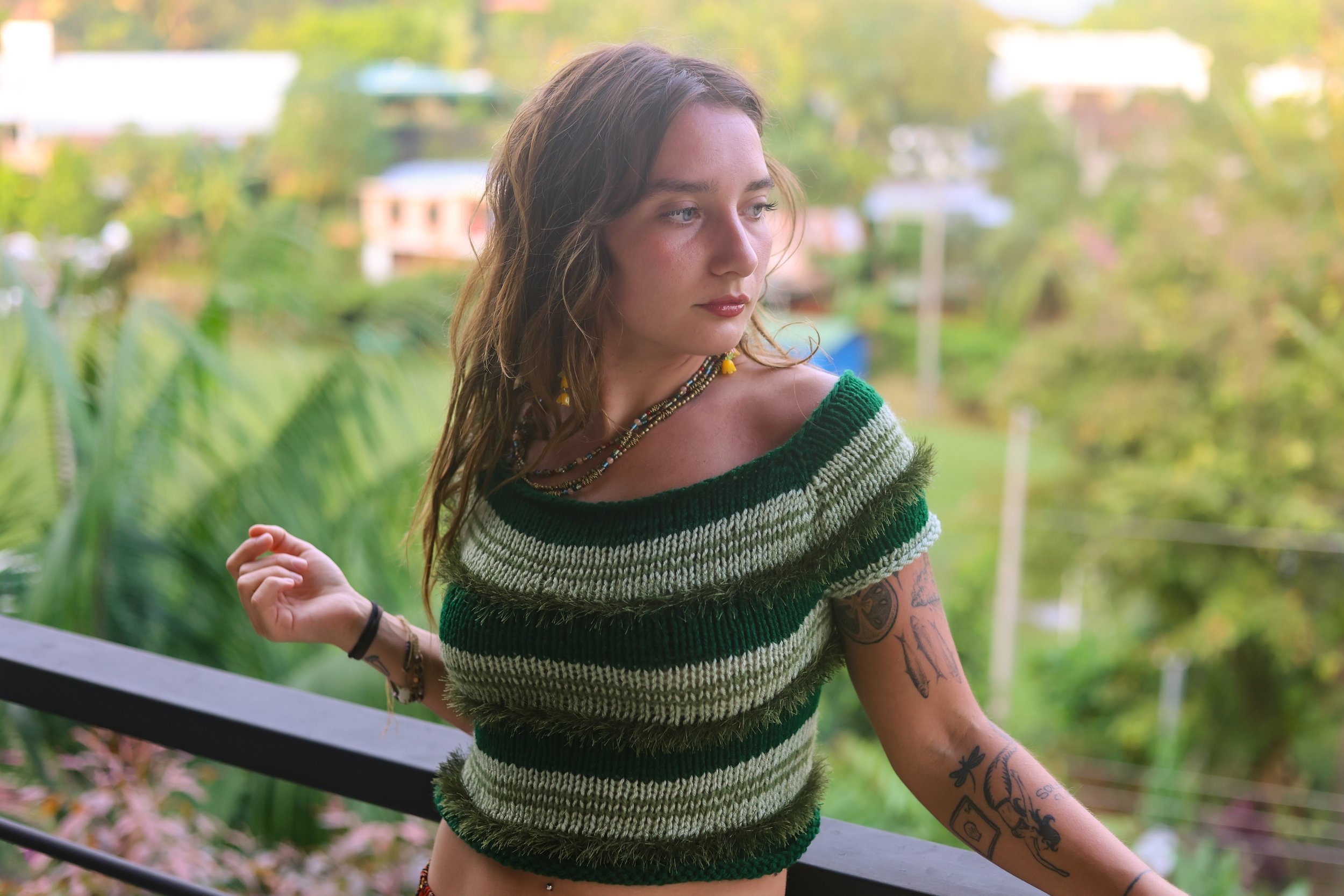 Lush Green Knit Tee