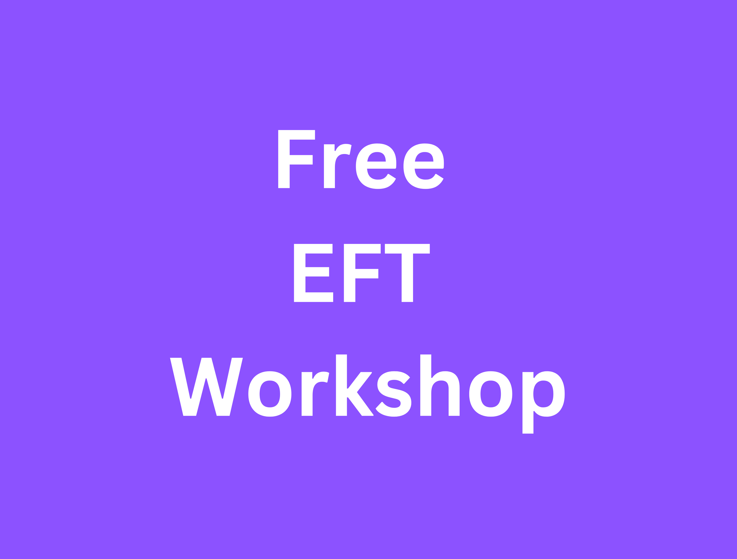 Tapping for Christmas Stress - free workshop