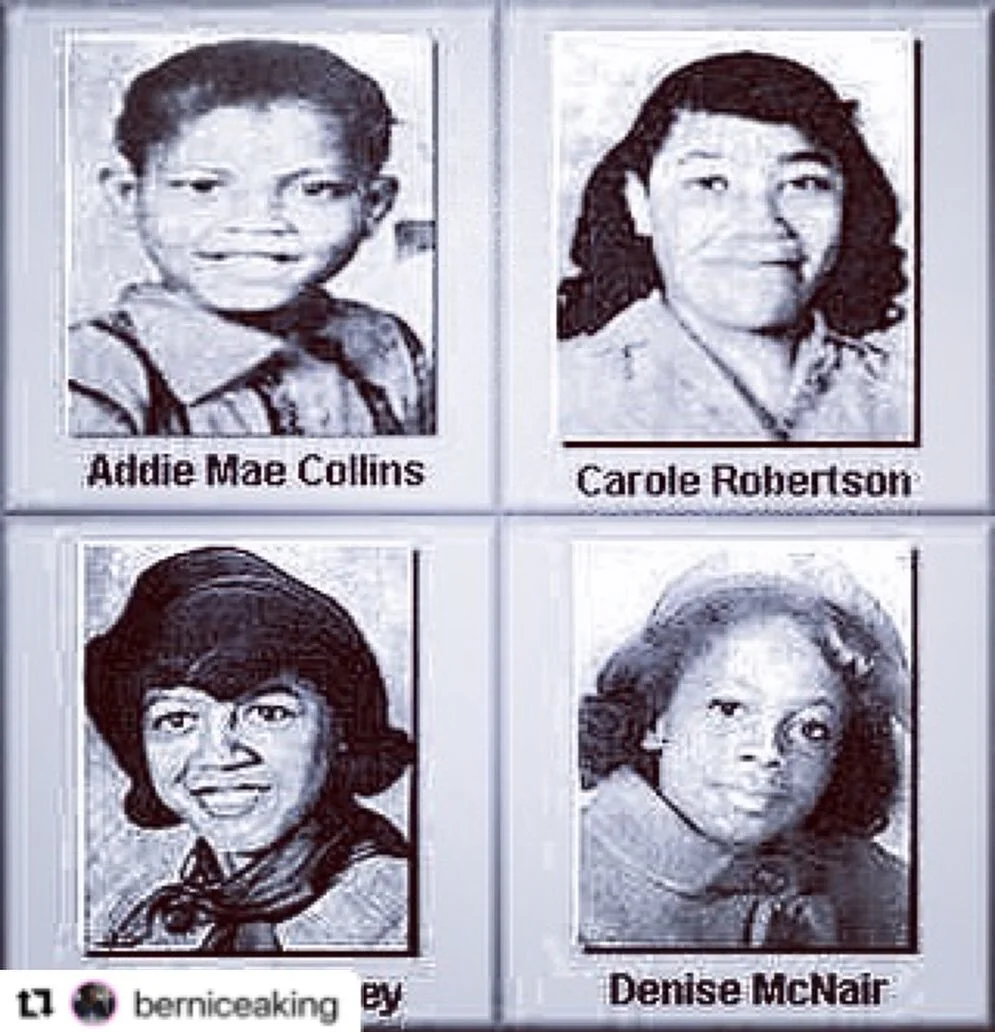 #Repost @berniceaking with @use.repost
・・・
60 years ago, on September 15, 1963, our world was shaken by the 16th Street Baptist Church bombing. Those four little girls weren't just victims; their deaths at the hands of vicious white supremacists furt