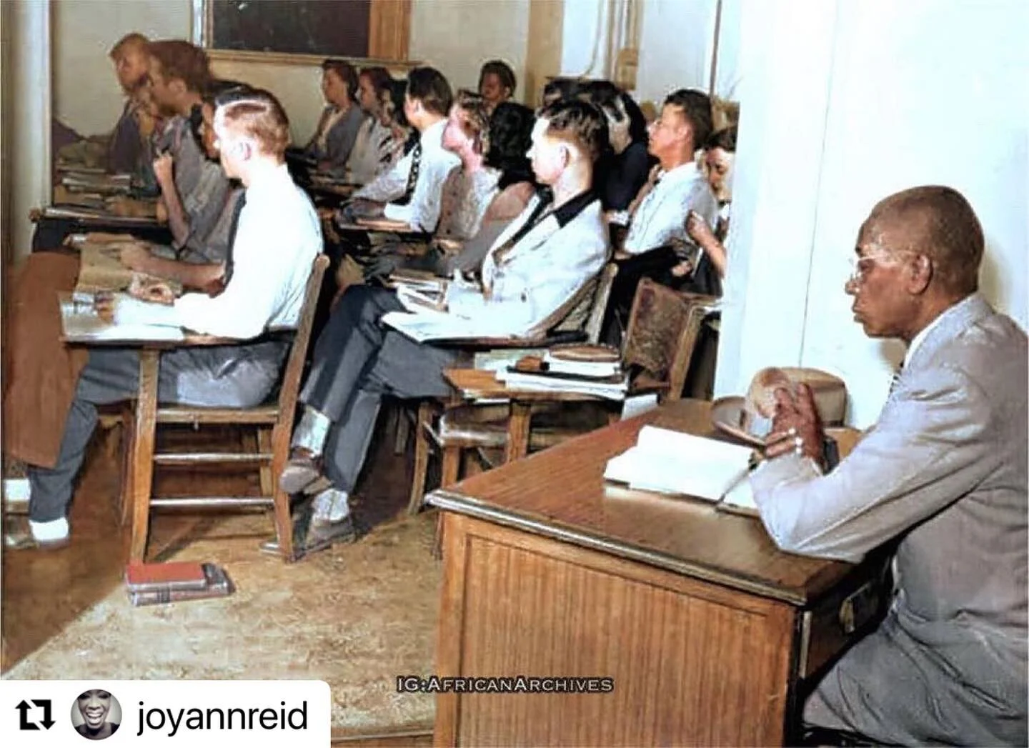 Imagine having a history so shameful you have to make teaching it illegal&hellip; 
#ConservativeAmerica is telling on itself&hellip; 
Repost from @africanarchives 

George McLaurin, the first black man admitted to the University of Oklahoma in 1948 w