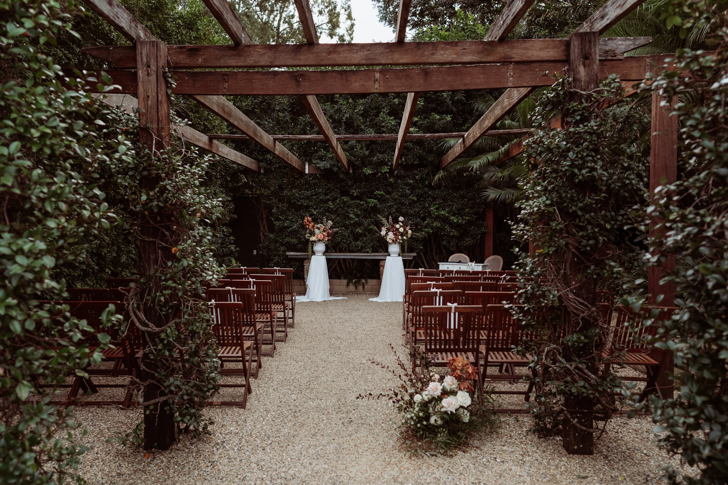 Ceremony Flowers at Hillstone St Lucia Brisbane wedding