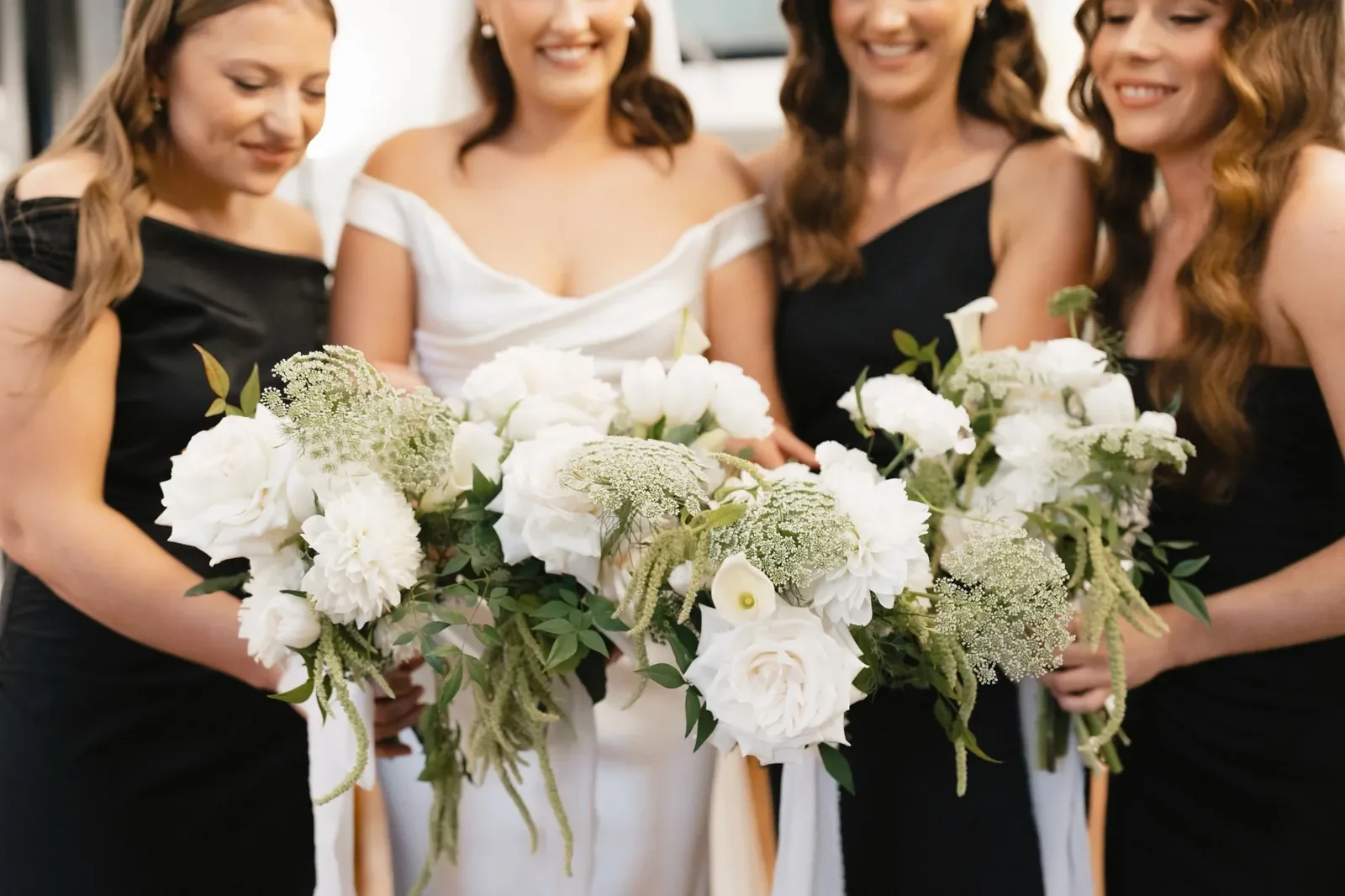 Contemporary white and green Bridal Bouquets Brisbane
