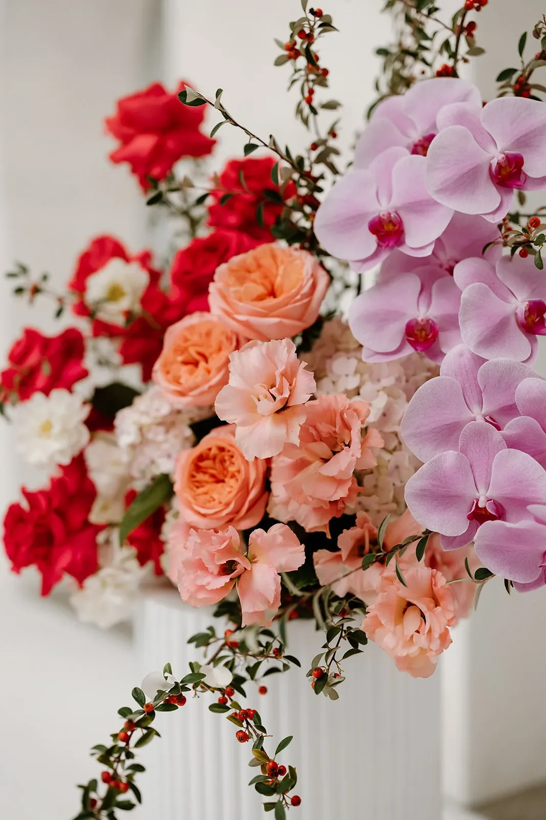 Brisbane wedding florist arbour flowers