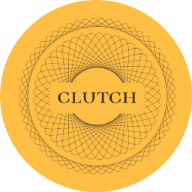Clutch Logo with intricate geometric design and the word 'CLUTCH' in the center. Clutch Insights. Explicit Expectations.