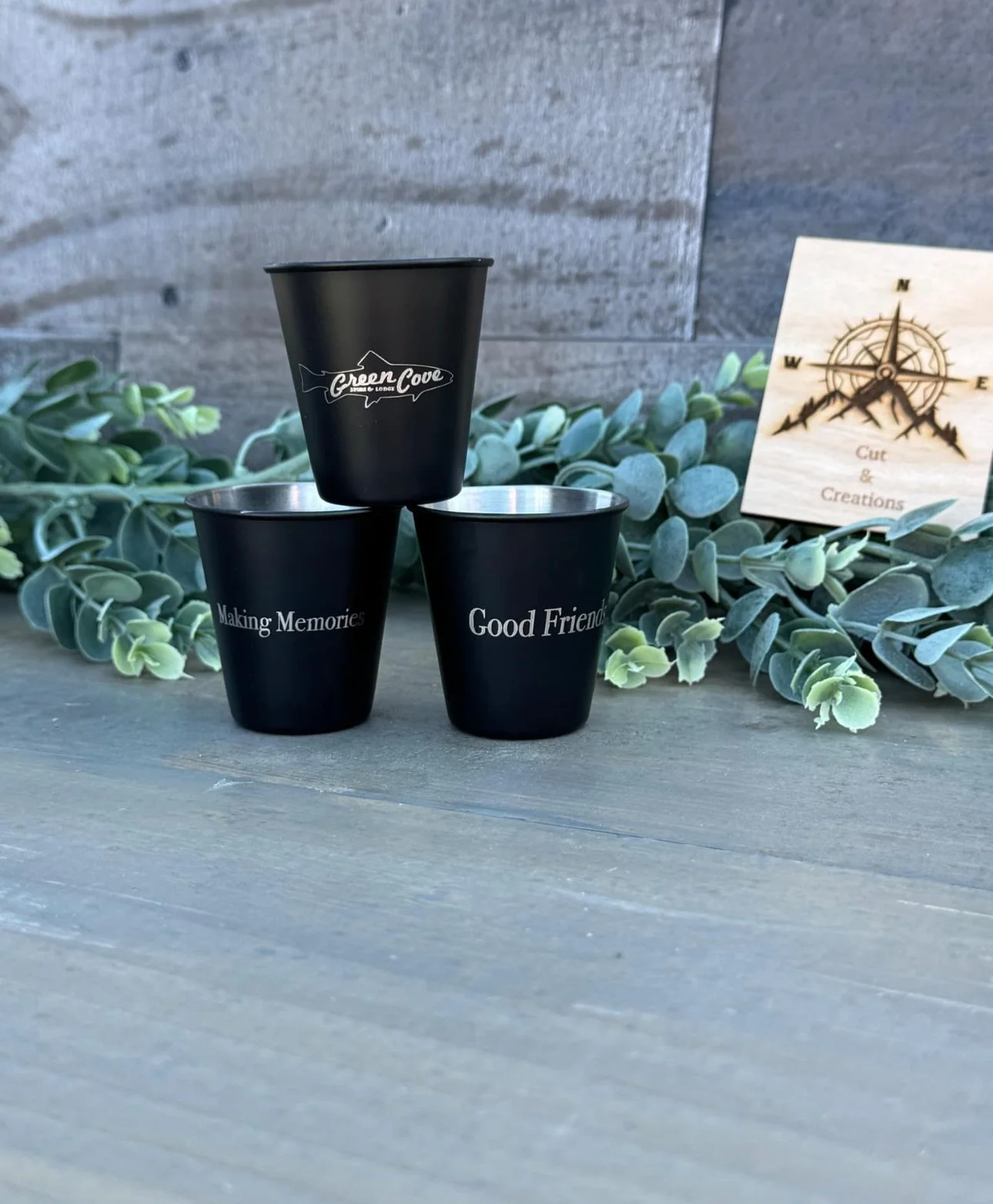 Personalized Shot Glass Stainless Steel