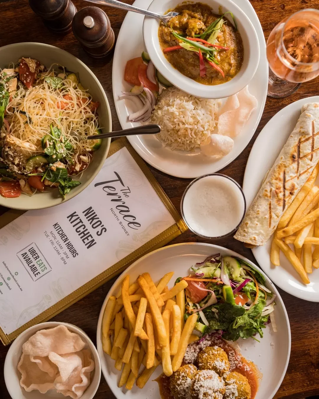 Craft beers and pub meals served at Terrace Hotel, North Sydney Metro pub