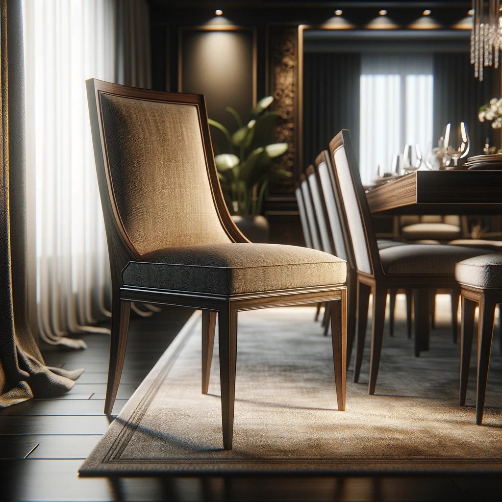 Embrace the opulence of our velvet-upholstered dining chairs, with their plush seats and rich, jewel-toned hues, adding a touch of luxury and sophistication to your dining setting.