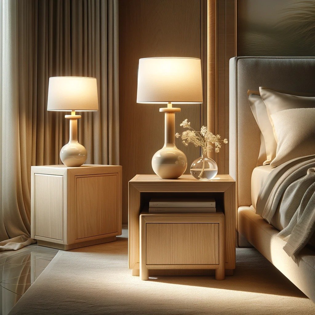 Discover the ultimate in luxury with our high-gloss, lacquered bedside table. Its striking finish and sleek lines inject a bold, contemporary vibe into your bedroom, complemented by soft-close drawers for a touch of sophistication.