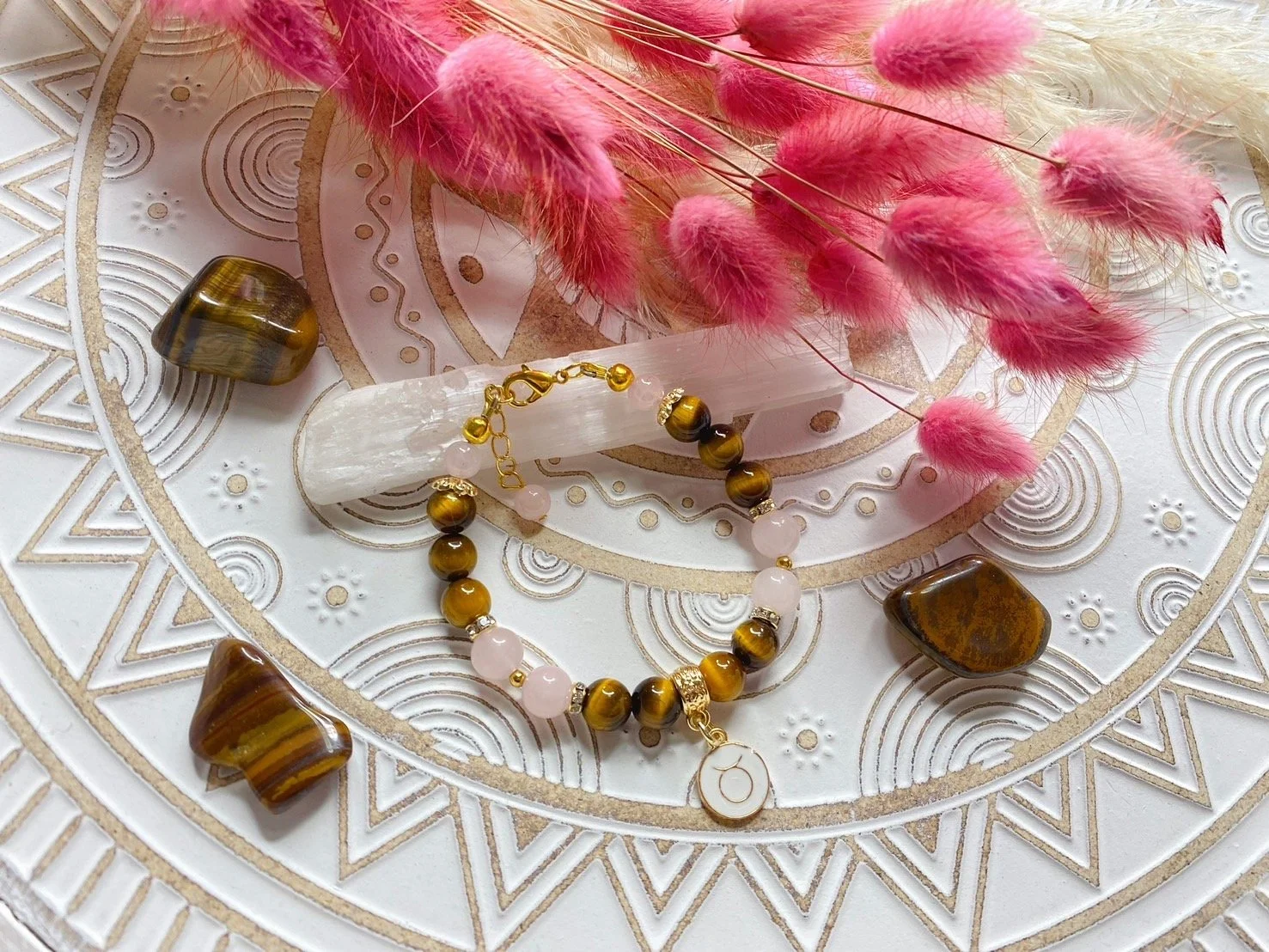 Zodiac Birth Stone Bracelet -  Taurus