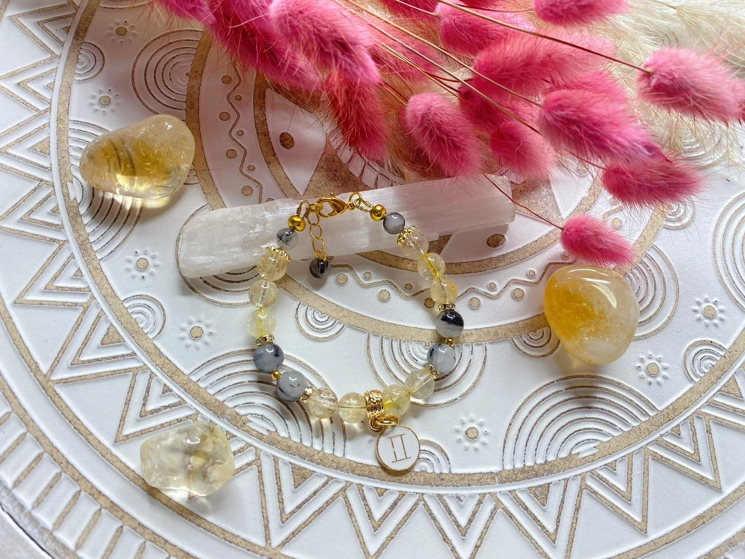 Zodiac Birth Stone Bracelet -  Gemini