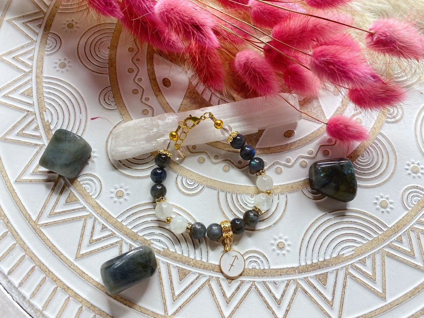 Zodiac Birth Stone Bracelet -  Sagittarius