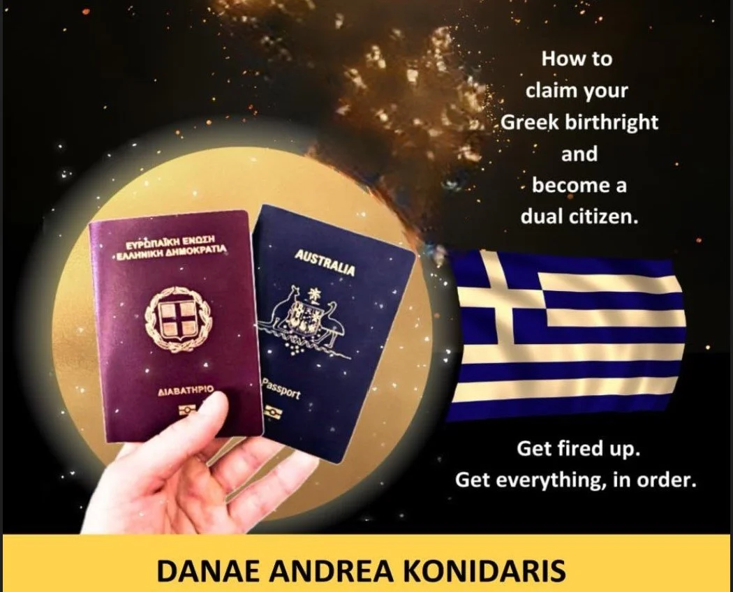 Seminar: Getting your Greek citizenship by descent, Sunday 14 June 2.00 pm