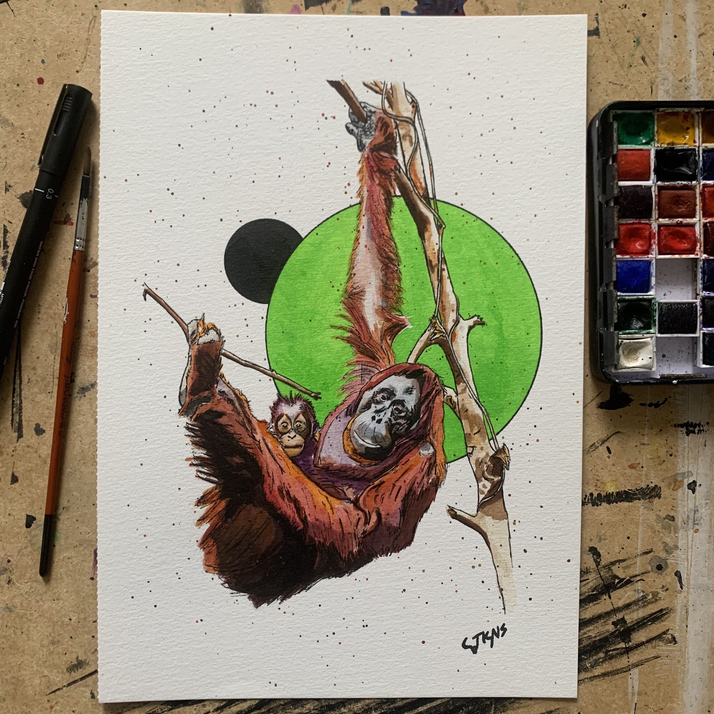 Watercolour Spirit Animal
