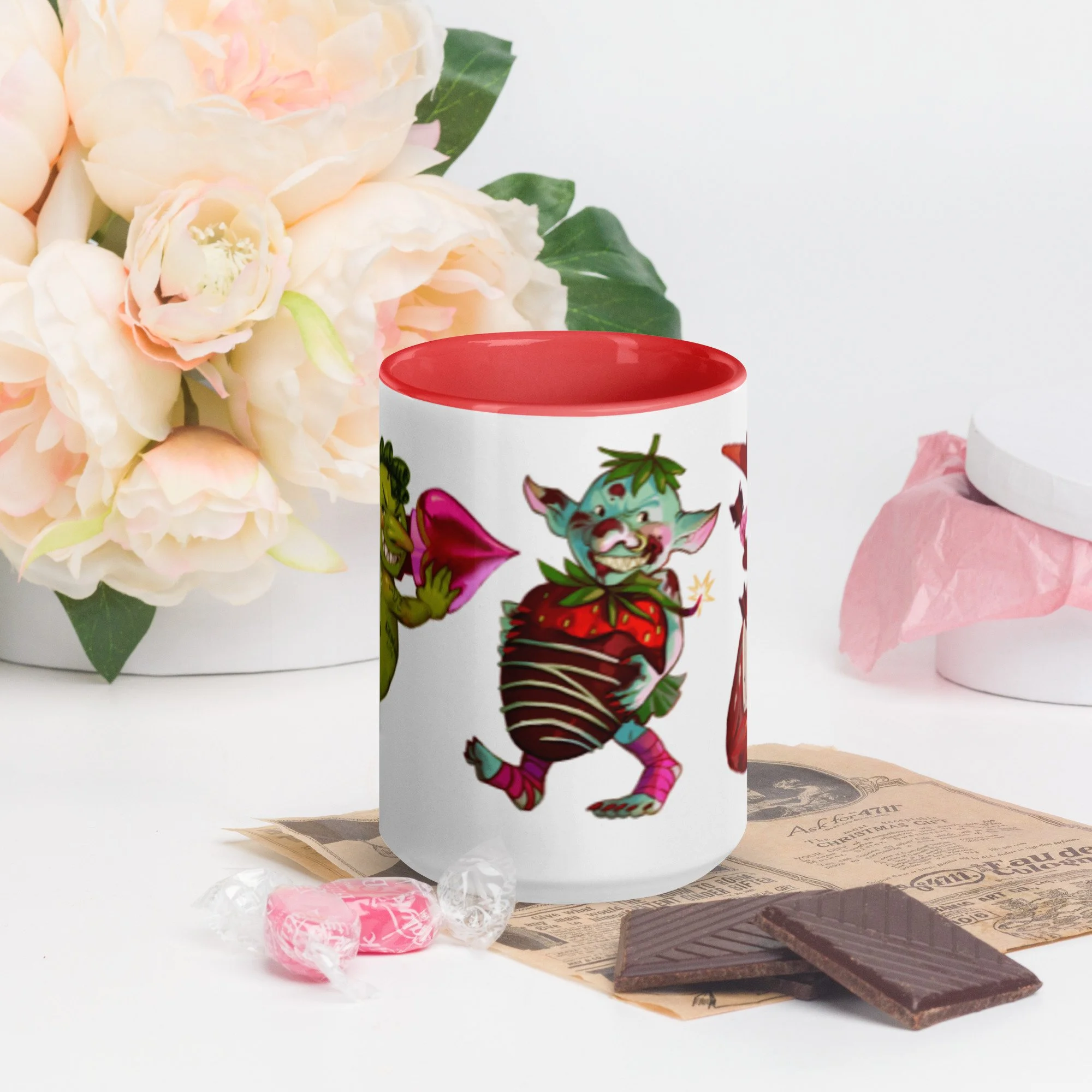 Valentines Goblin | Mug with Color Inside