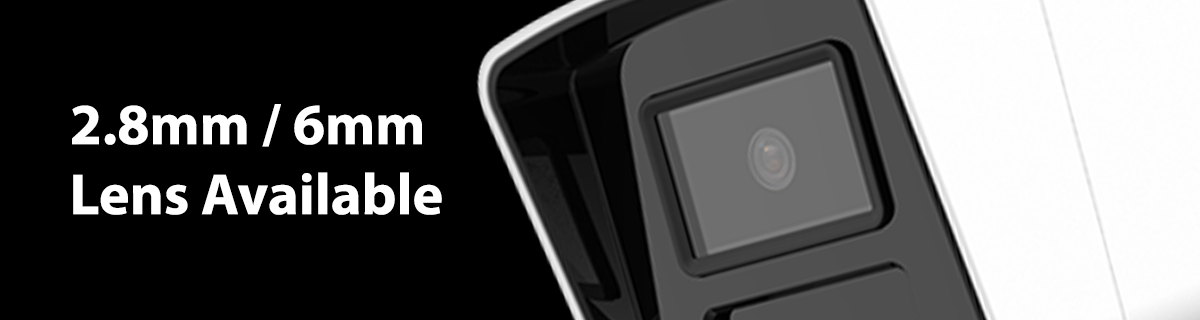 2.8mm or 6mm Lens Available