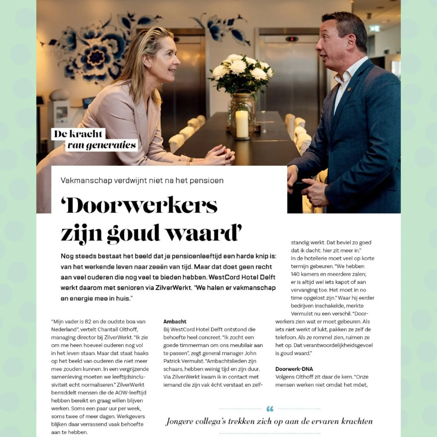 Delft.business: doorwerkers zijn goud waard