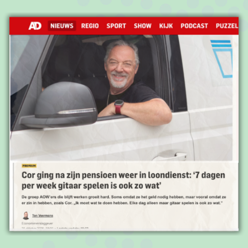 Cor stond in het AD en zoekt nu een collega bij Cupstack: “Stilzitten is niks voor mij”