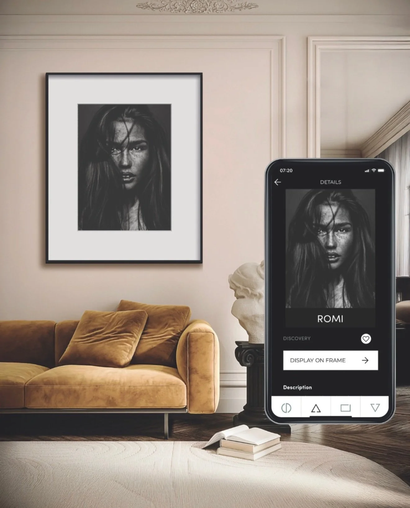 L&rsquo;art qui &eacute;volue avec votre int&eacute;rieur.

Chez EOS Showroom, nous aimons les objets qui racontent une histoire.
IONNYK en fait partie.

Ces cadres d&rsquo;art nouvelle g&eacute;n&eacute;ration utilisent une technologie d&rsquo;encre